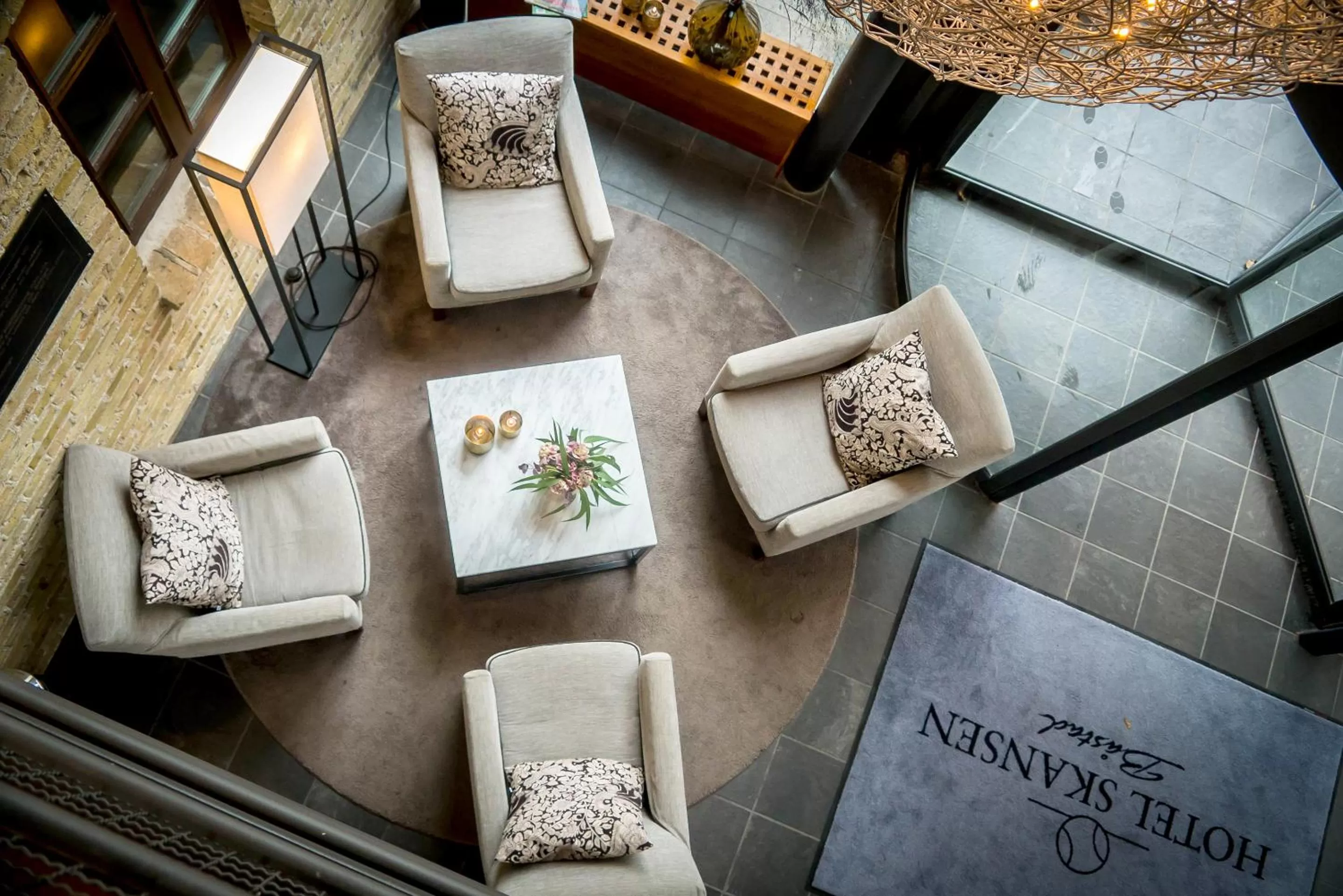 Lobby or reception in Hotel Skansen Båstad