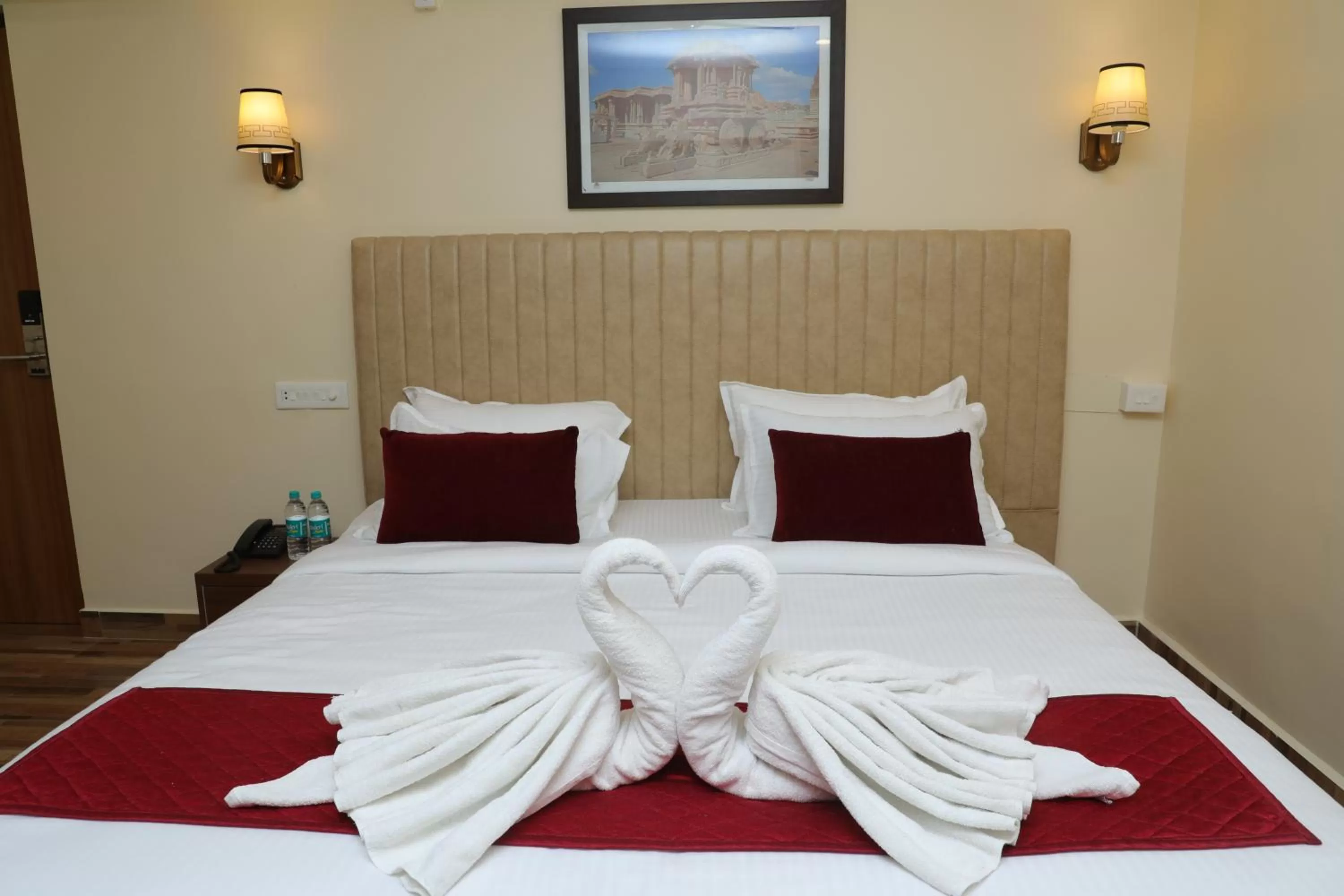 Bedroom, Bed in Gadiraju Palace Convention Centre & Hotel