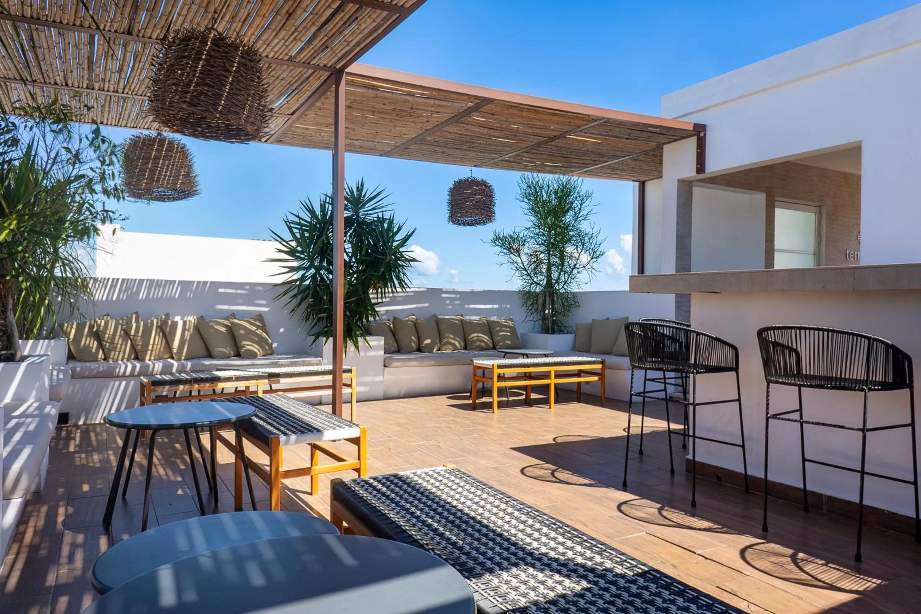 Day in Terrasse Hotel Playa del Carmen