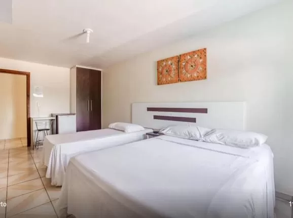 Bedroom, Bed in Hotel Nosso Bosque