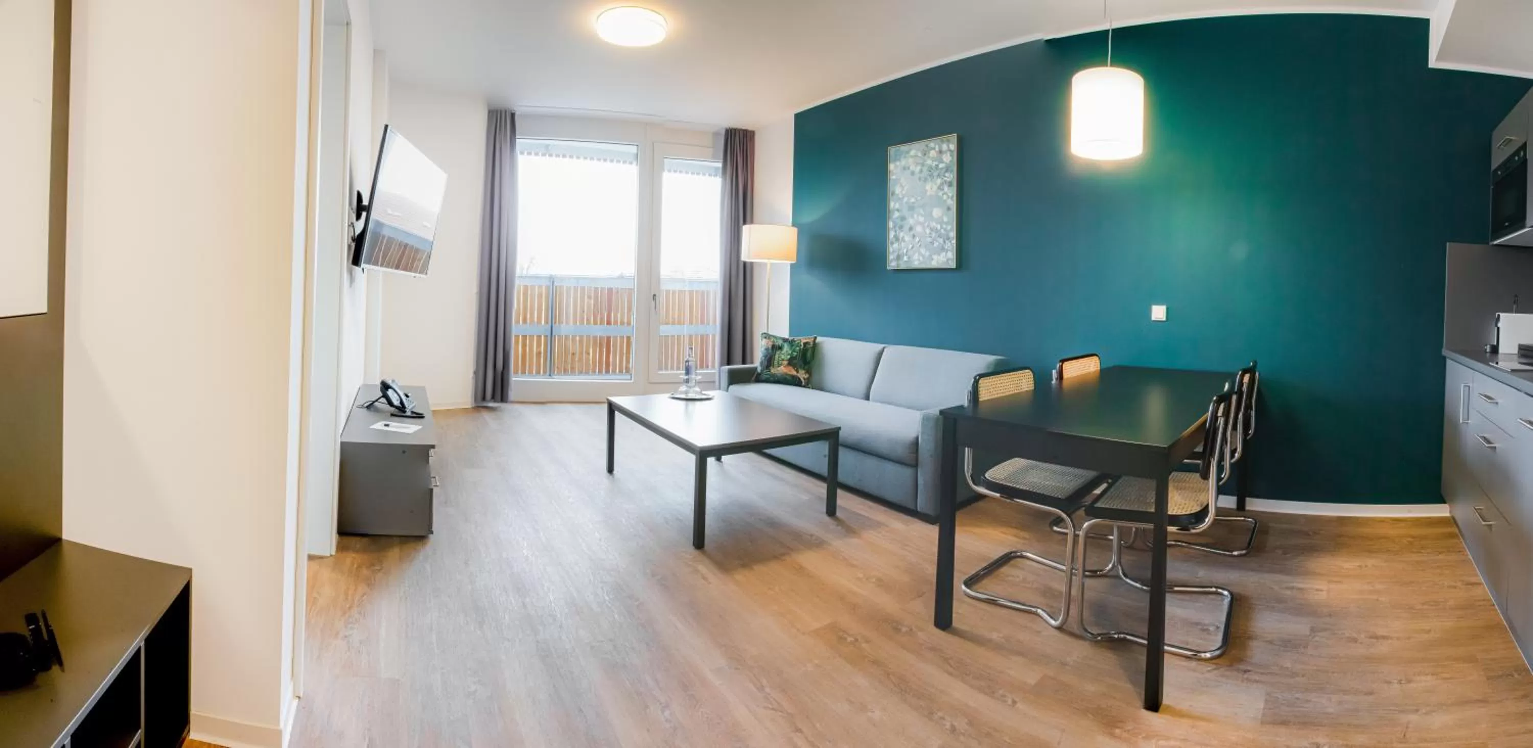 Living room in Das ELB Boardinghouse Hotel Restaurant