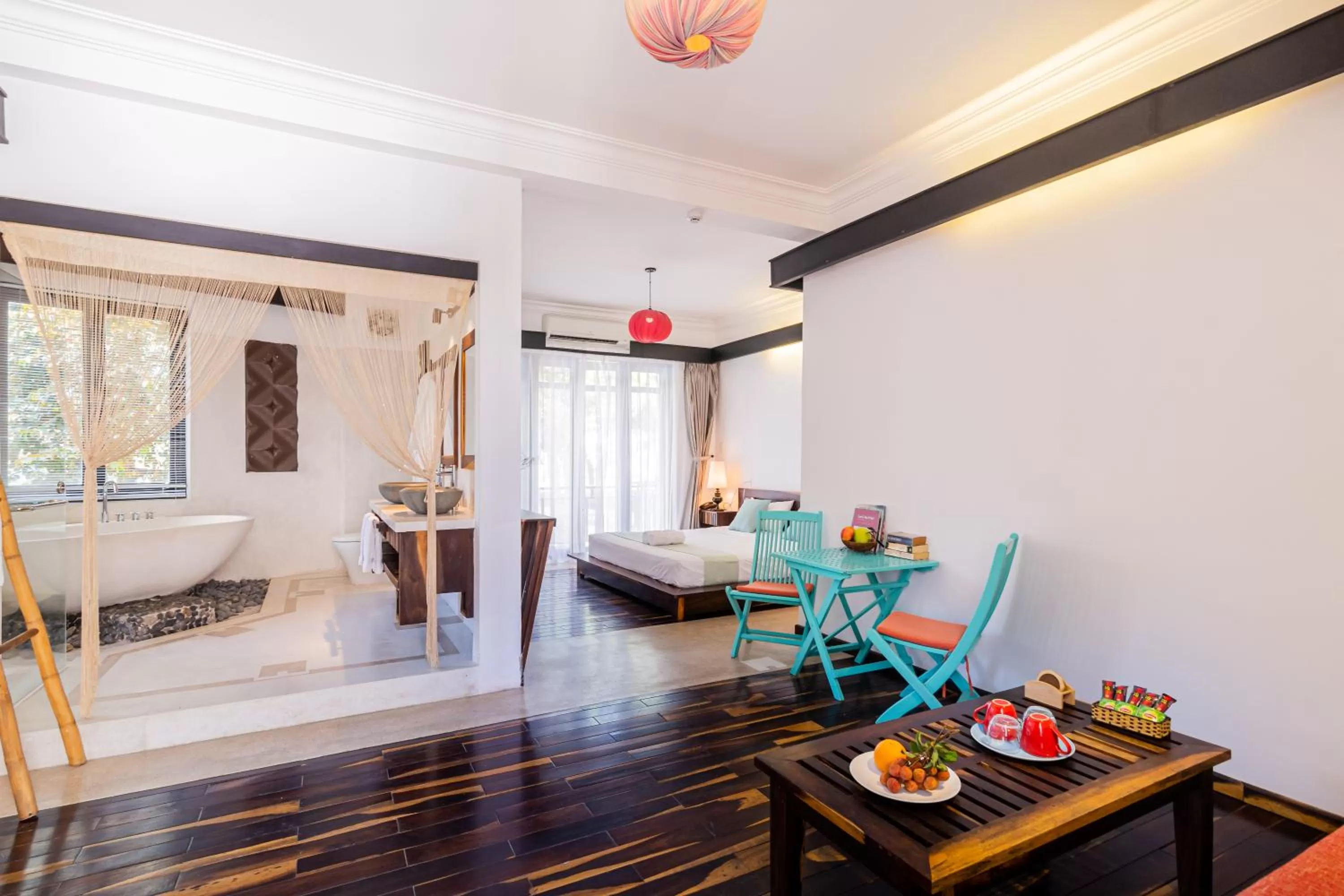 Living room in Tra Que Mansion