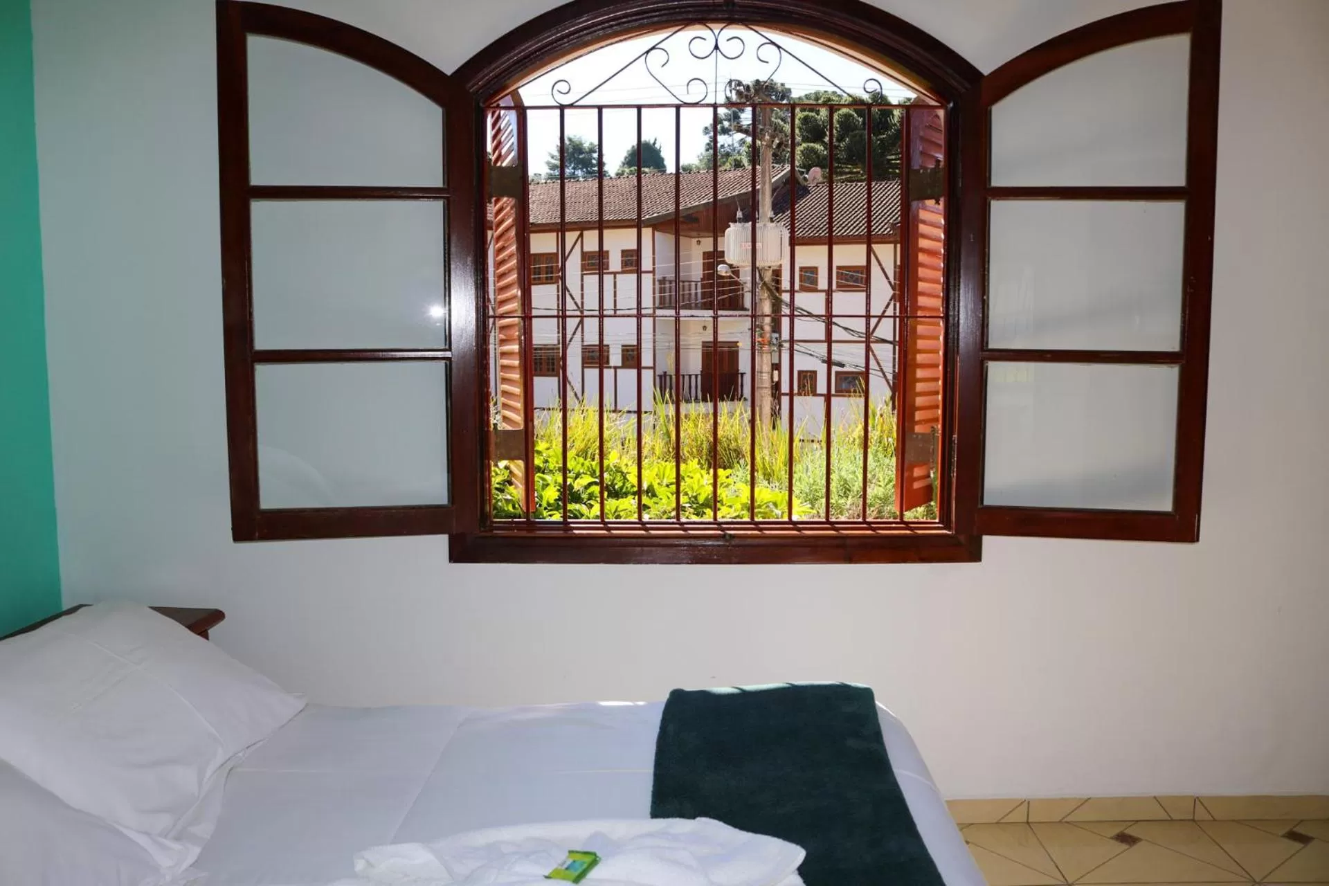 Bed in Pousada da Lua