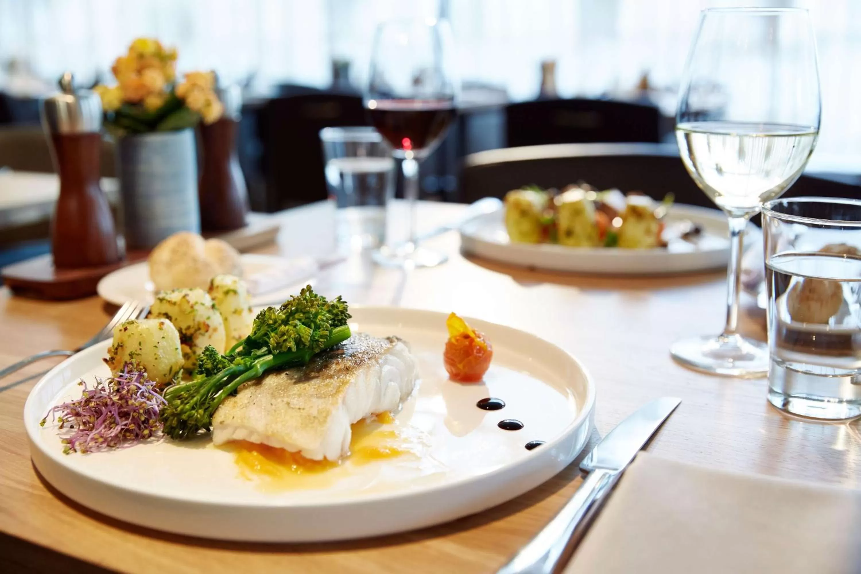 Food in Lindner Hotel Antwerp, part of JdV by Hyatt