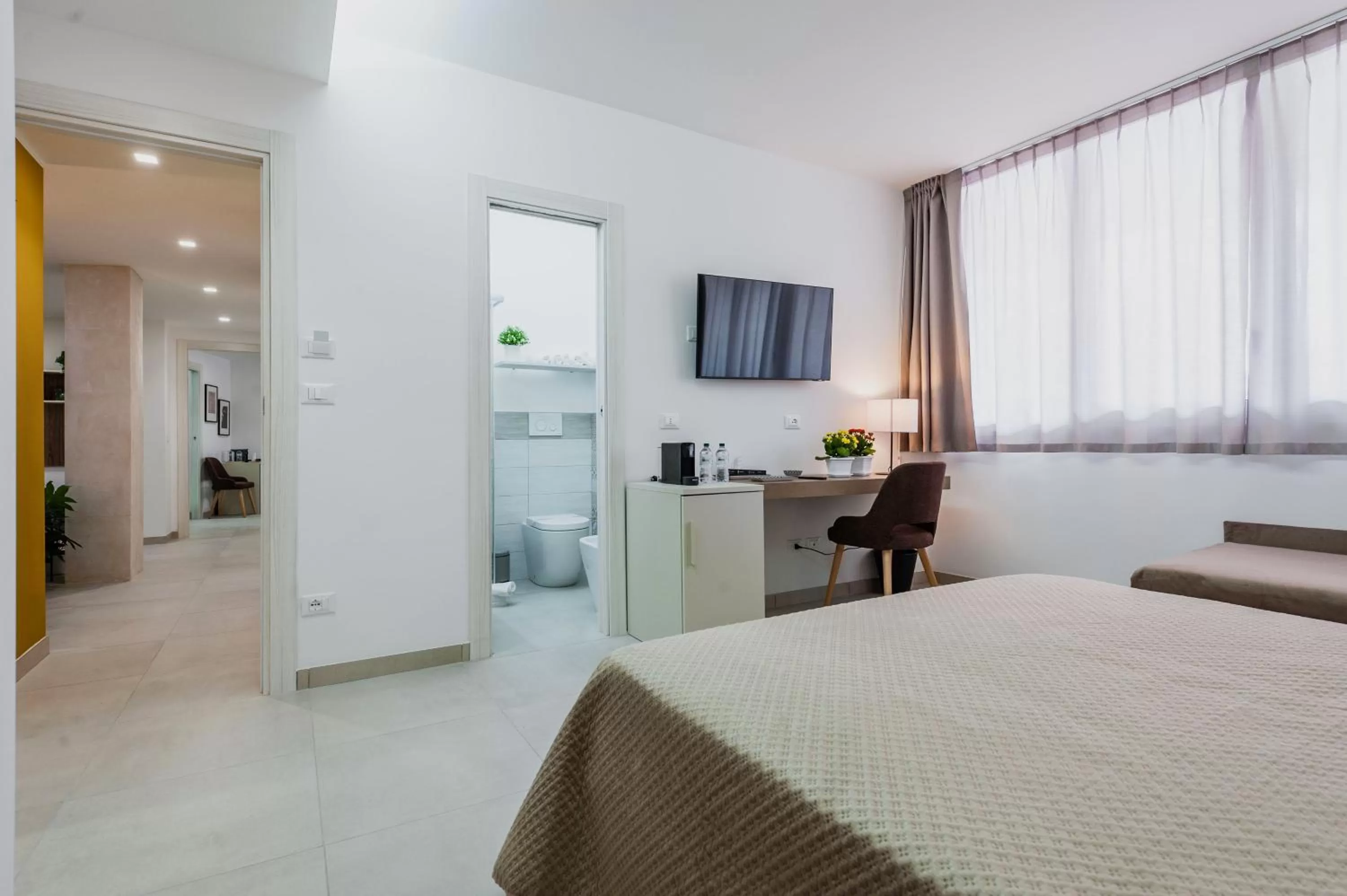 Bed in Archimede's Rooms