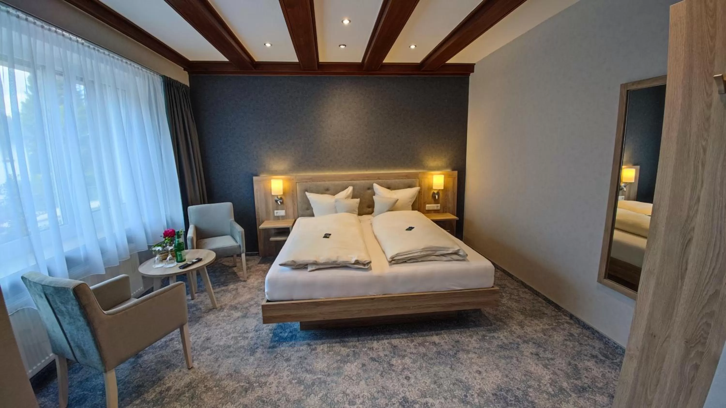 Bedroom, Bed in Hotel Garni "Zur Alten Post"