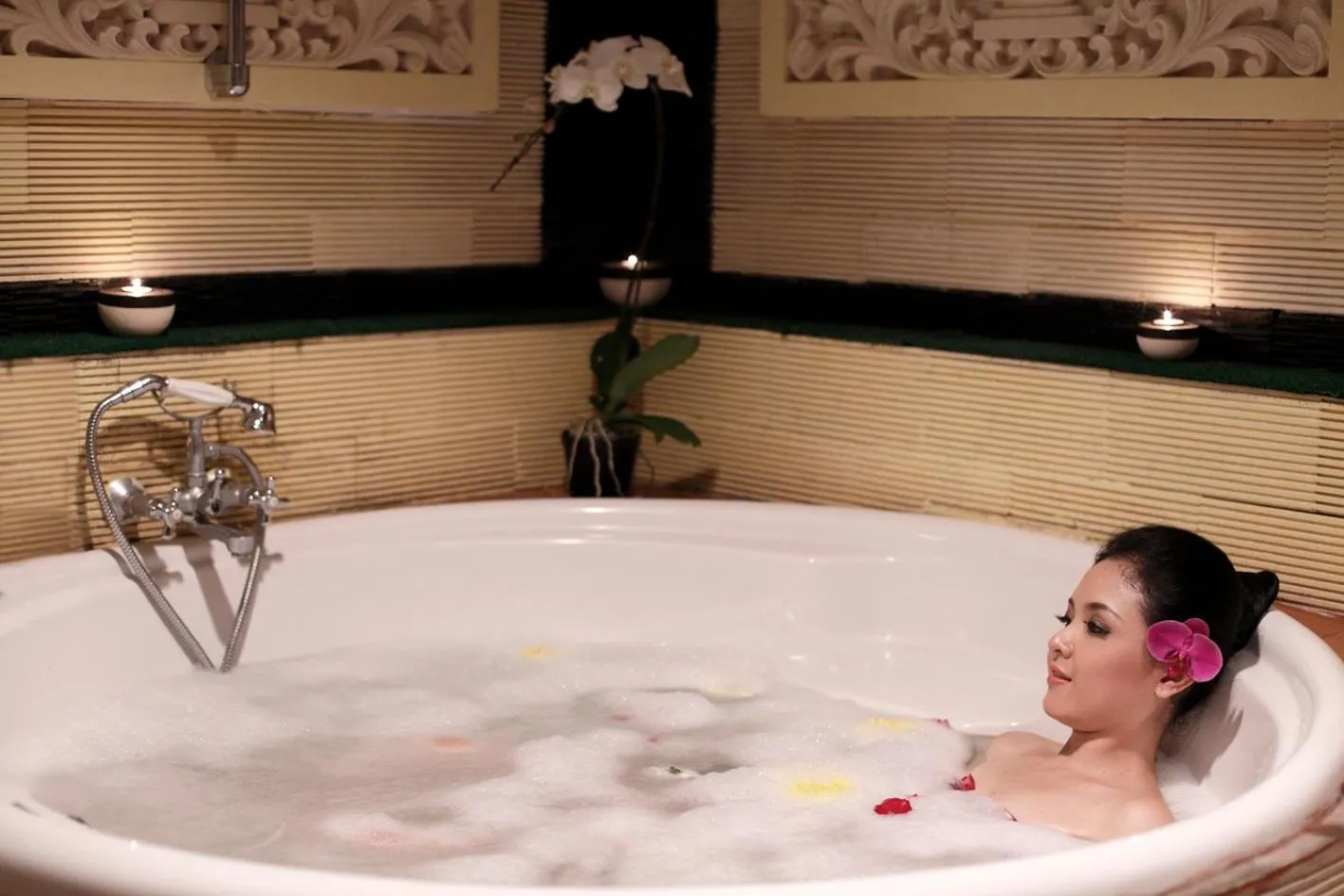 Bathroom in Ambhara Hotel