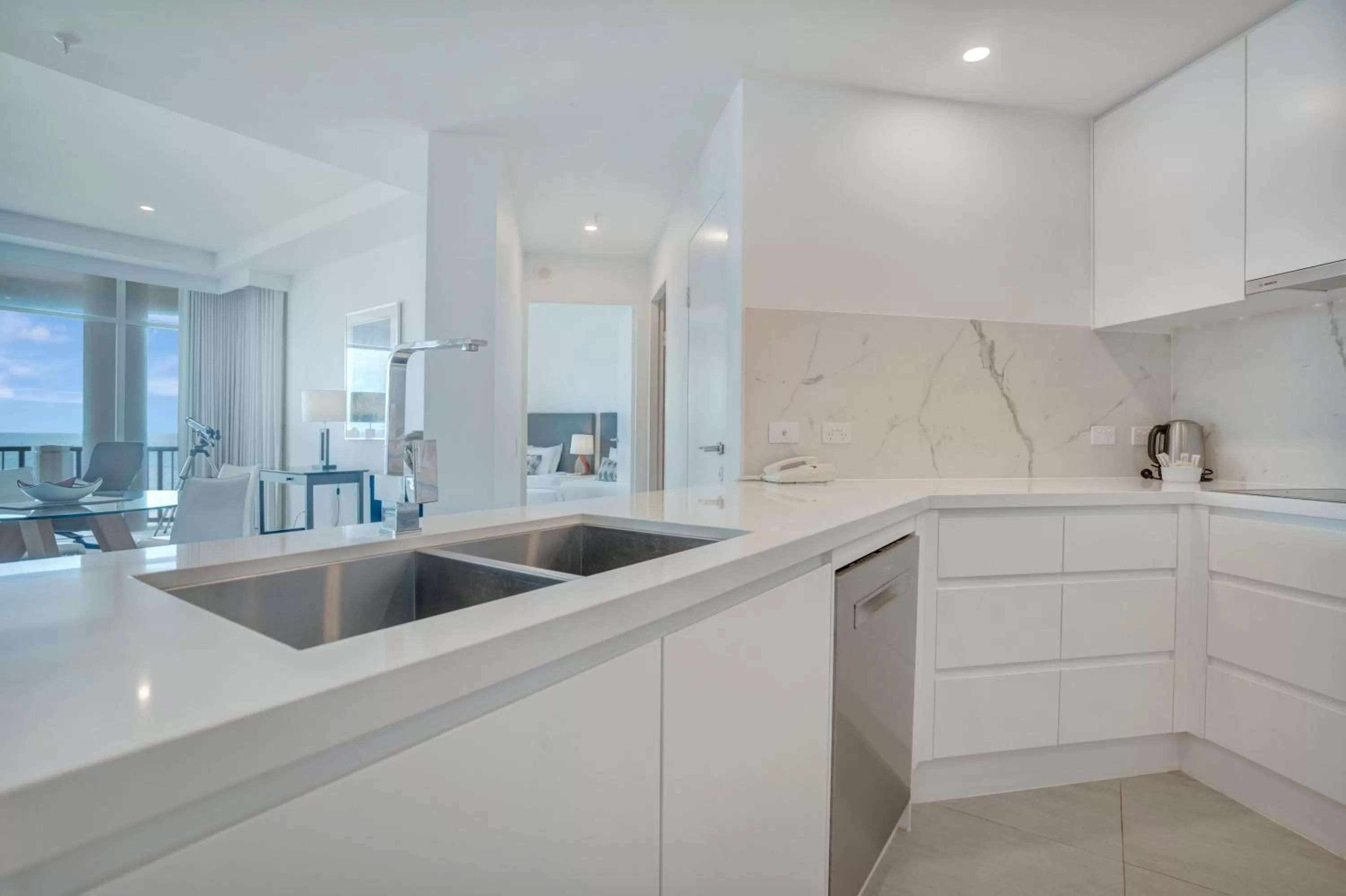 Kitchen or kitchenette in Oceana On Broadbeach
