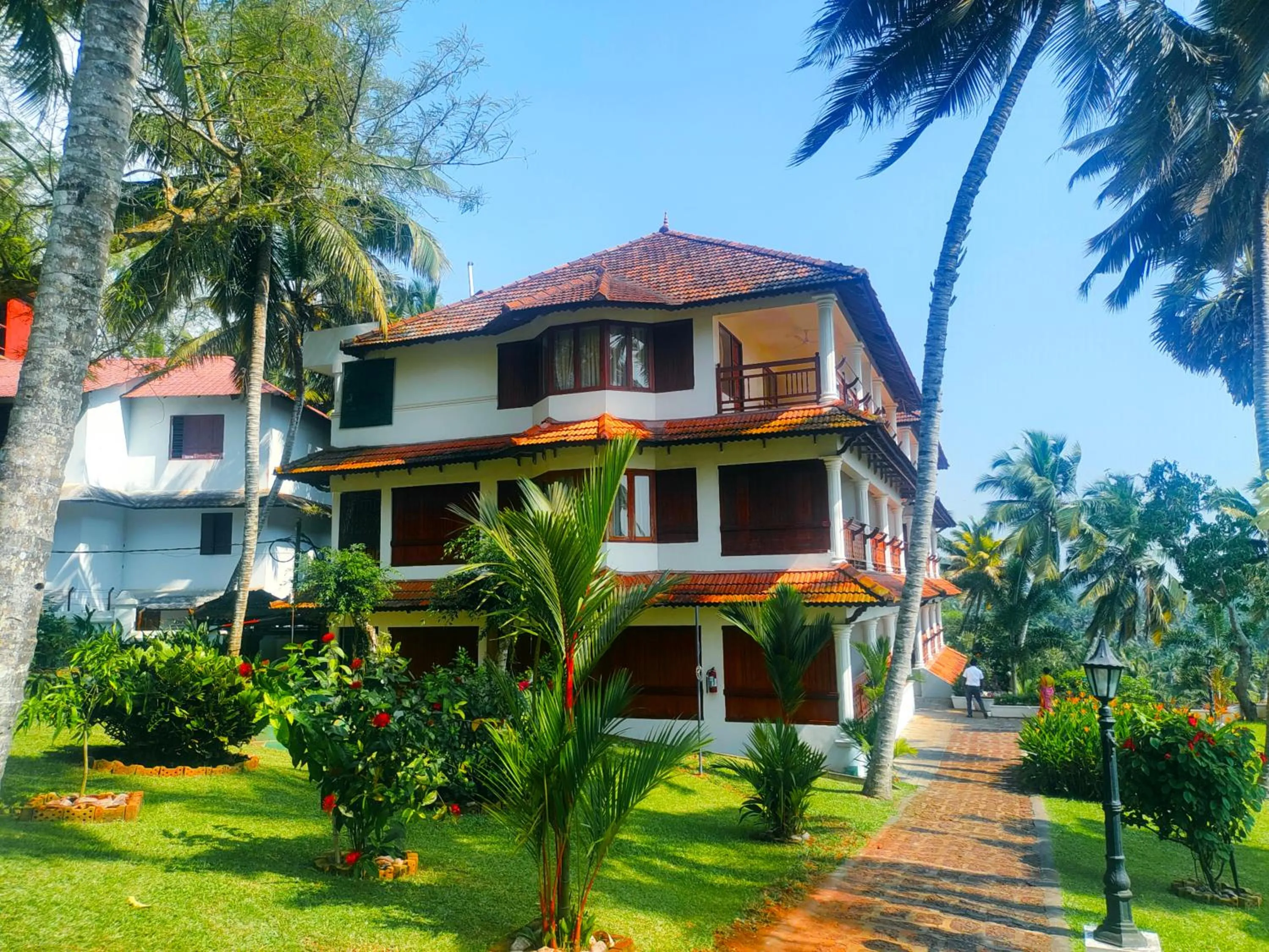 Facade/entrance in The Travancore Heritage Beach Resort