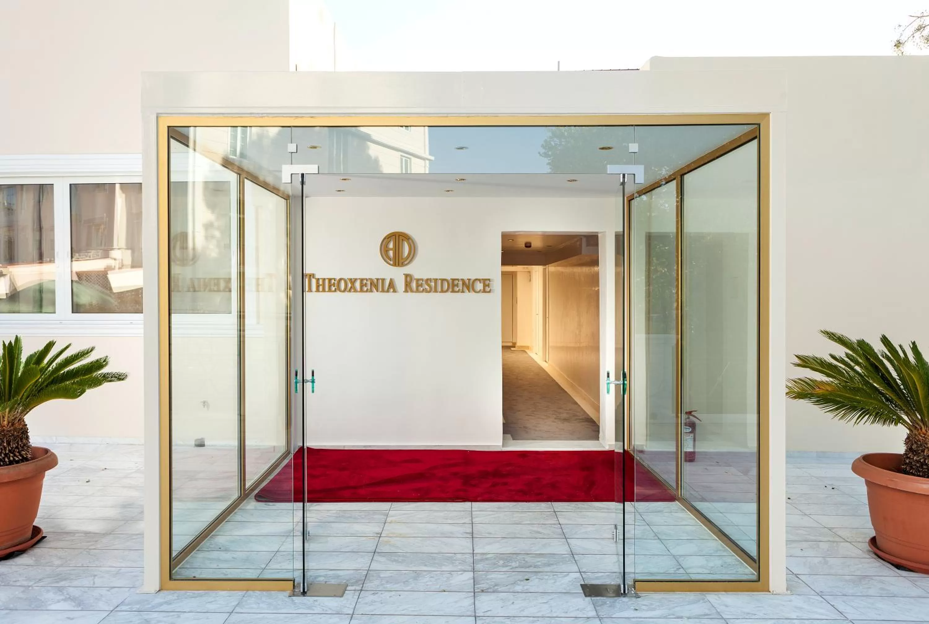 Facade/entrance in Theoxenia Residence