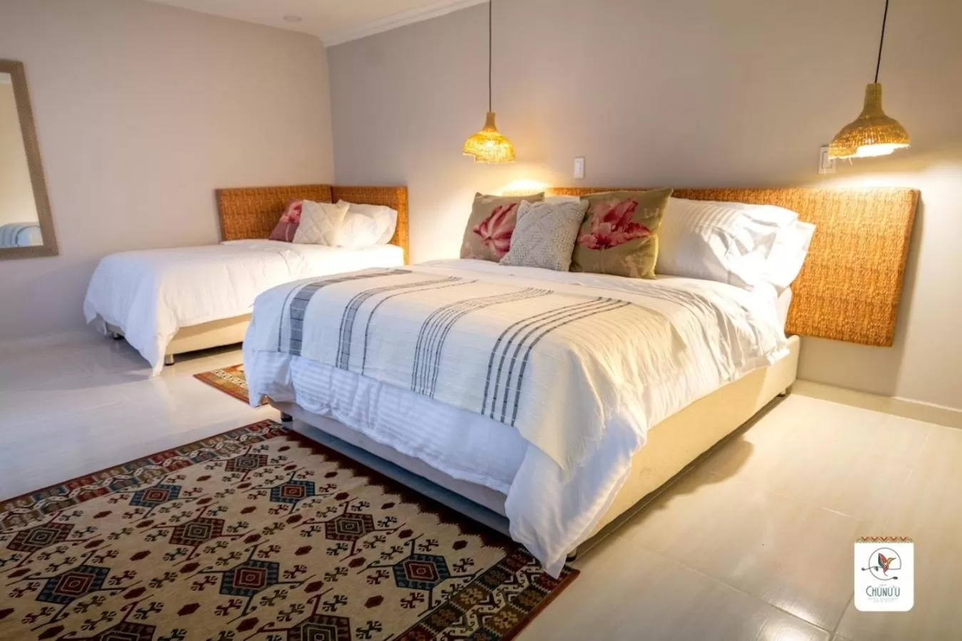 Bed in Hotel Boutique CASA CHUNUU Santa Marta