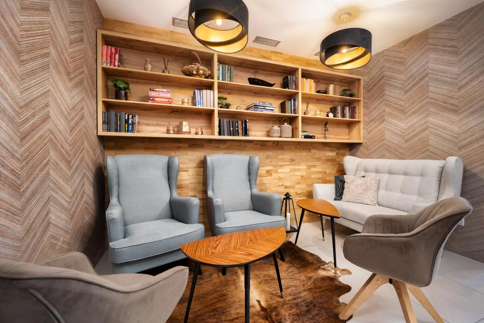 Seating area in Wine & Wellness hotel Besední dům