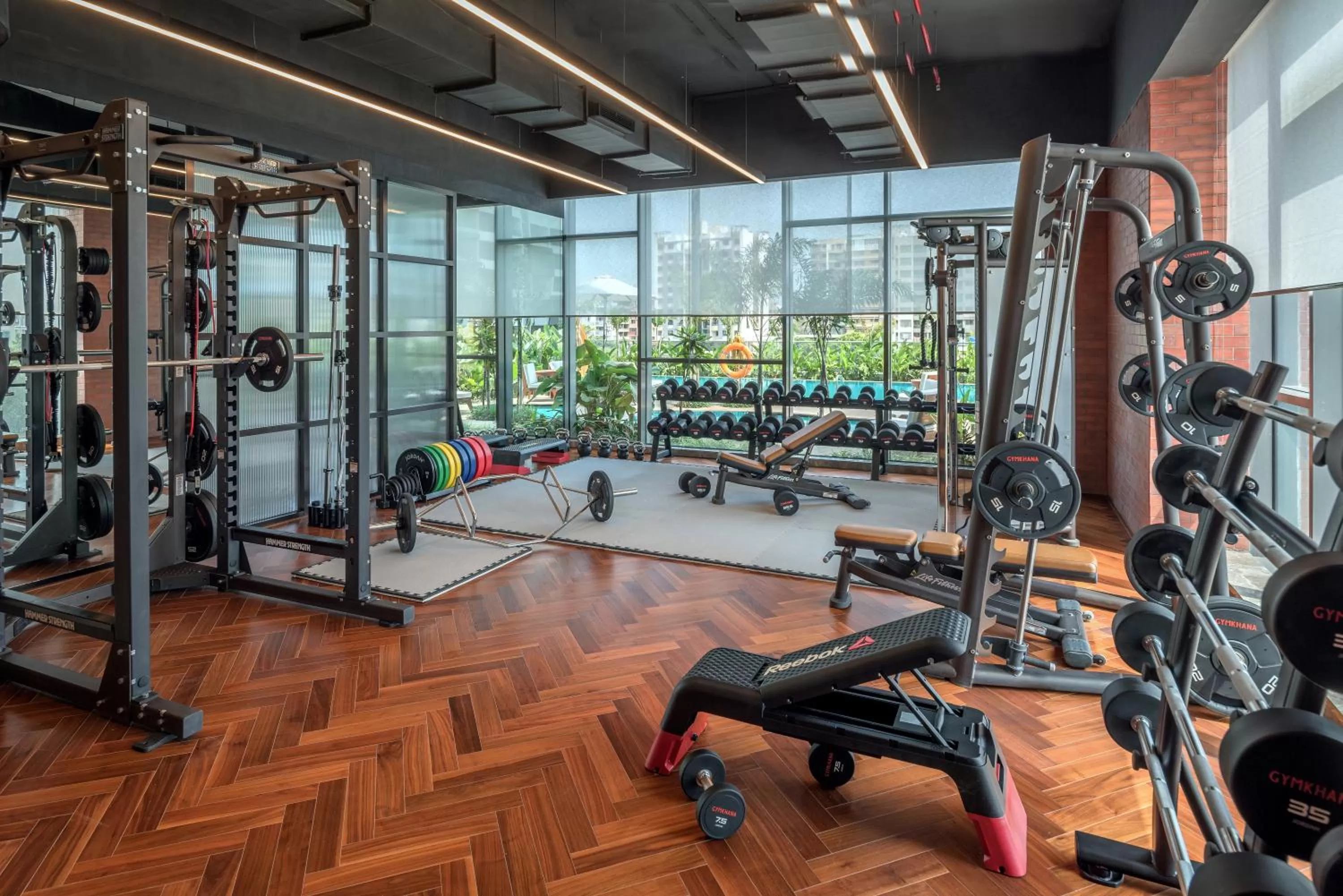 Fitness centre/facilities in Radisson Blu Hotel & Spa, Nashik