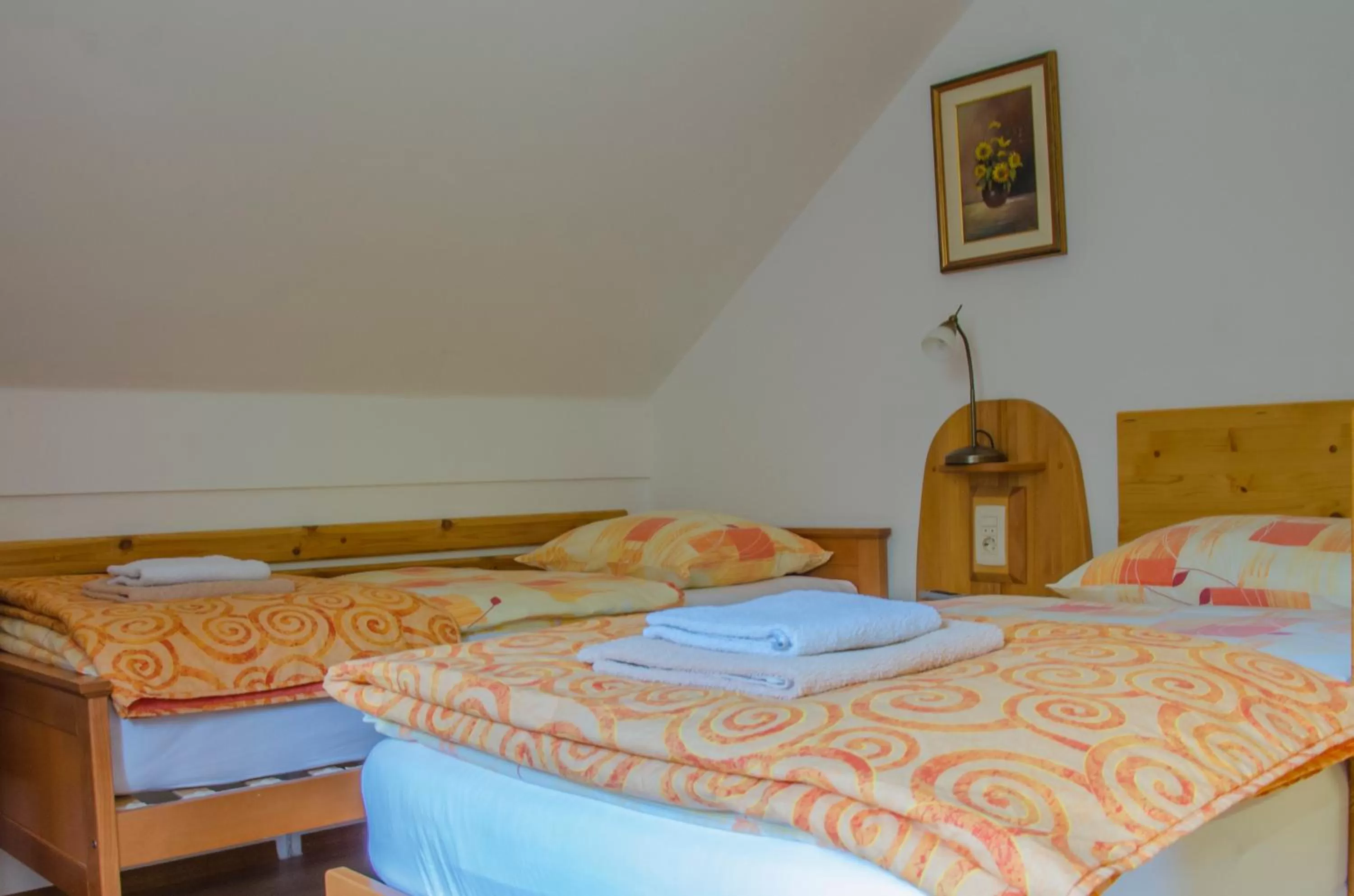 Bed in Miškar Rooms