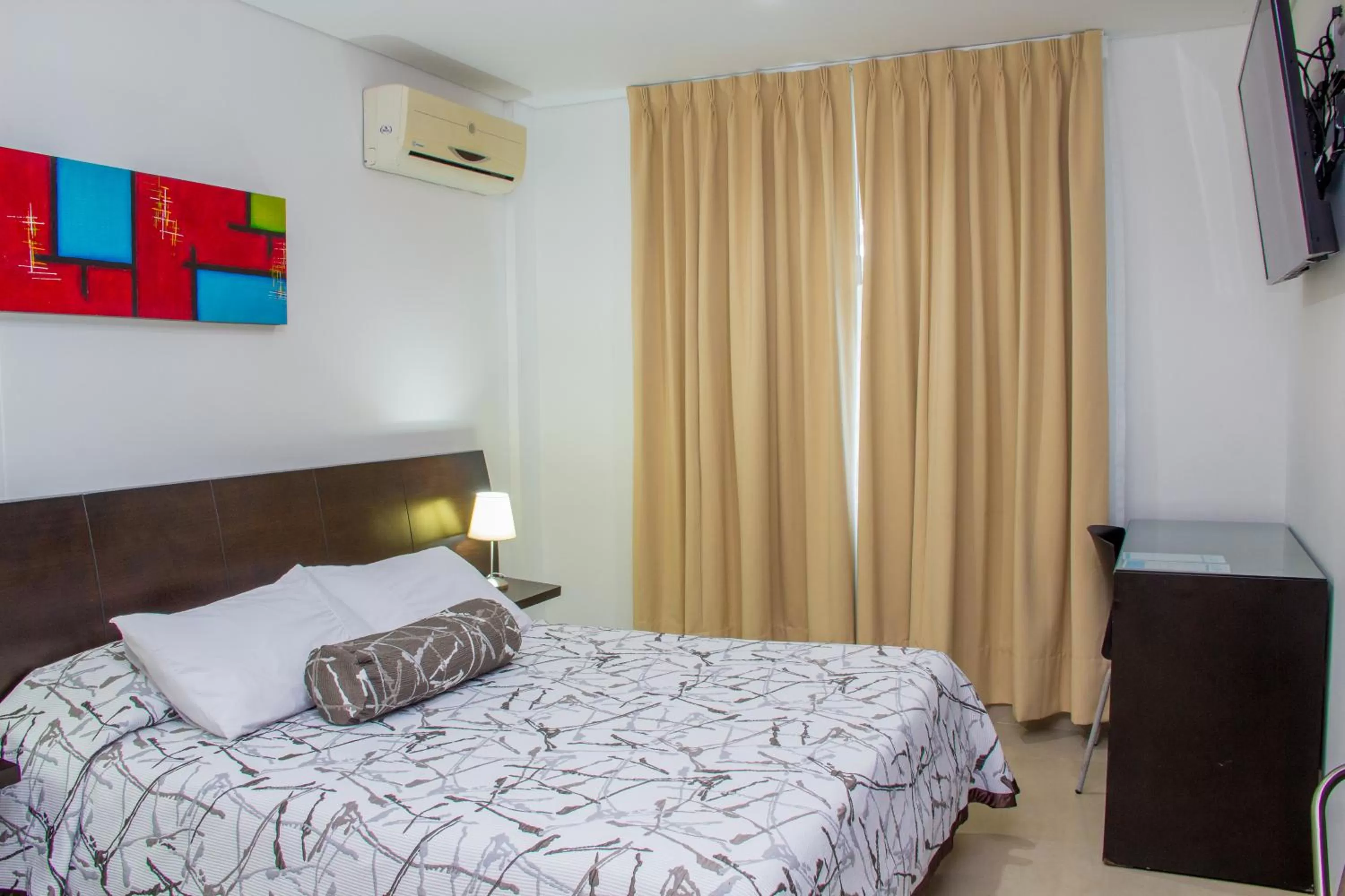 Bed in Hotel Altamar Cartagena