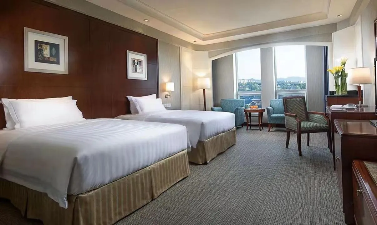 Bed in Wyndham Beijing North