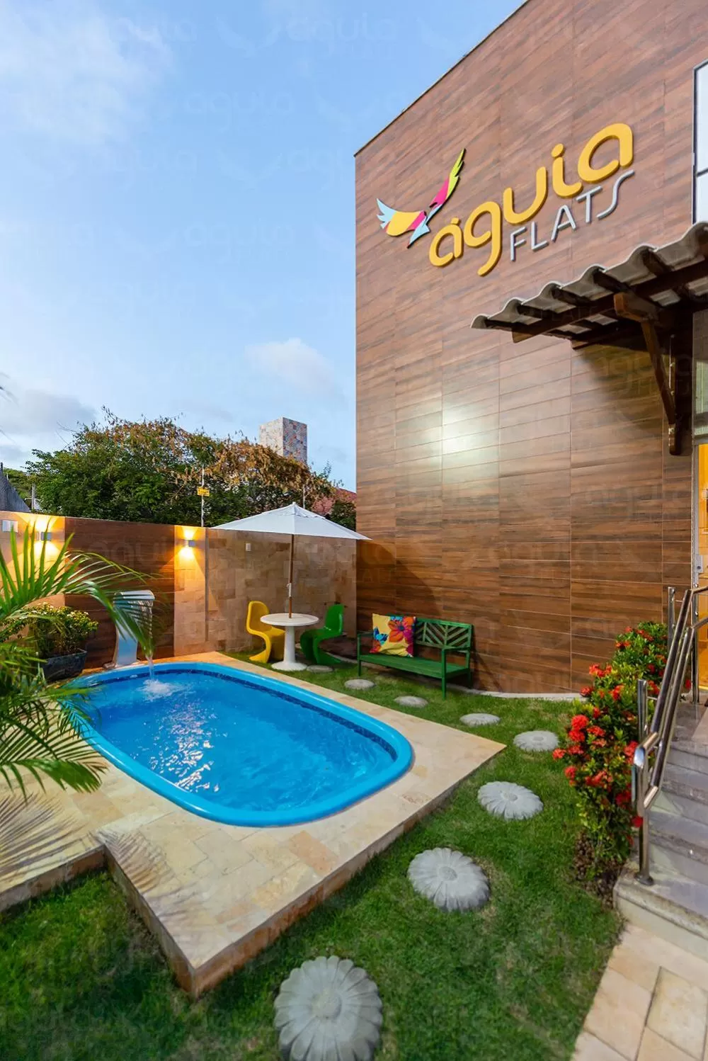 Swimming Pool in Águia Flats Pousada