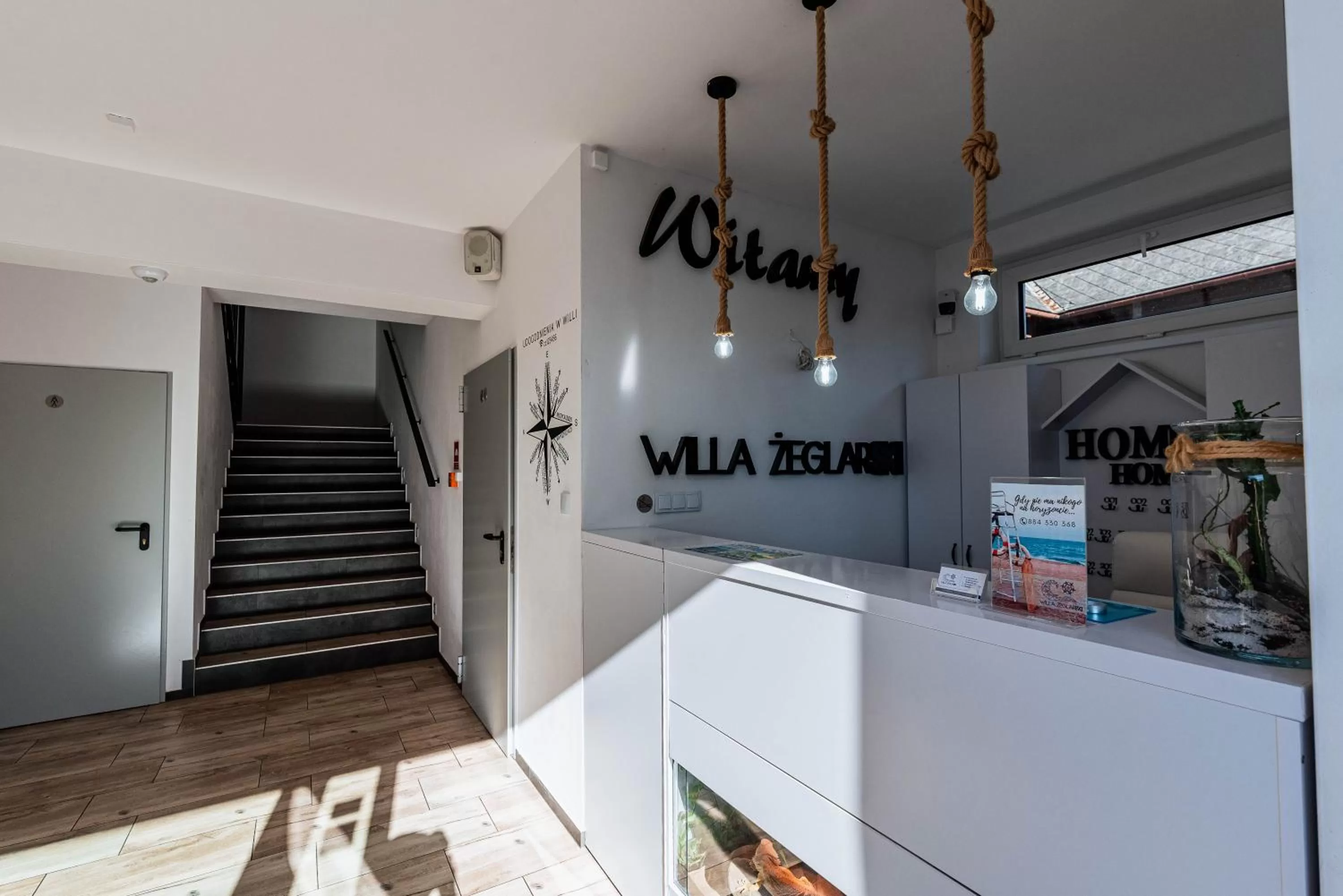 Lobby or reception in Willa ŻeglarSki