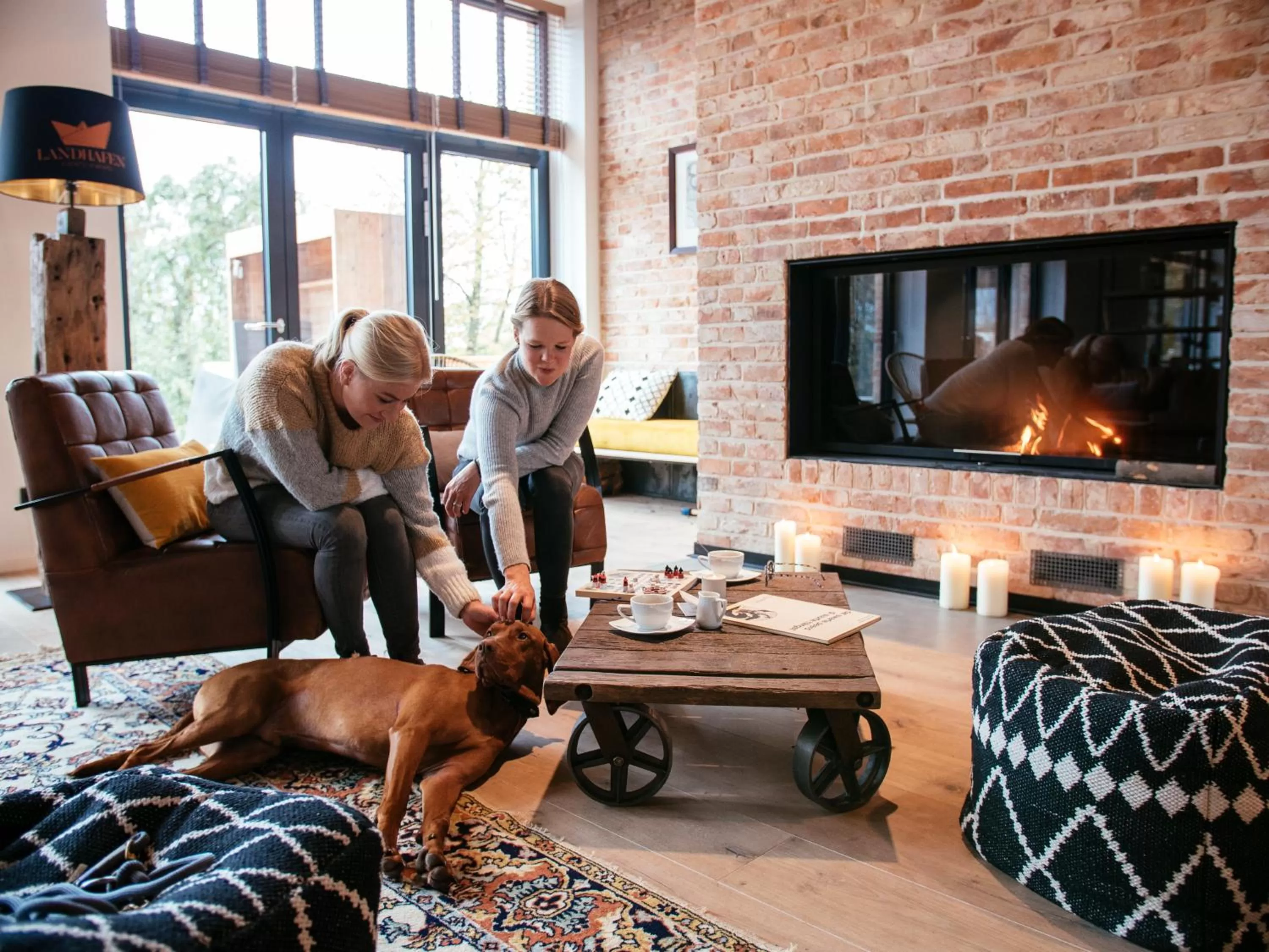 Living room in Hotel Landhafen