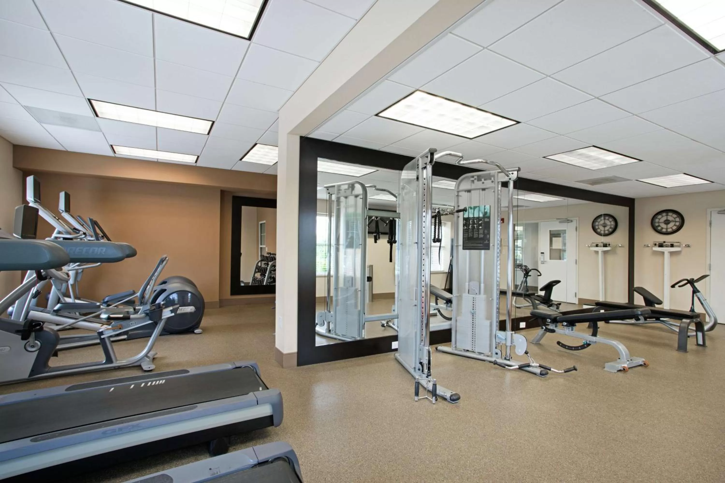 Fitness centre/facilities in Homewood Suites by Hilton Albany