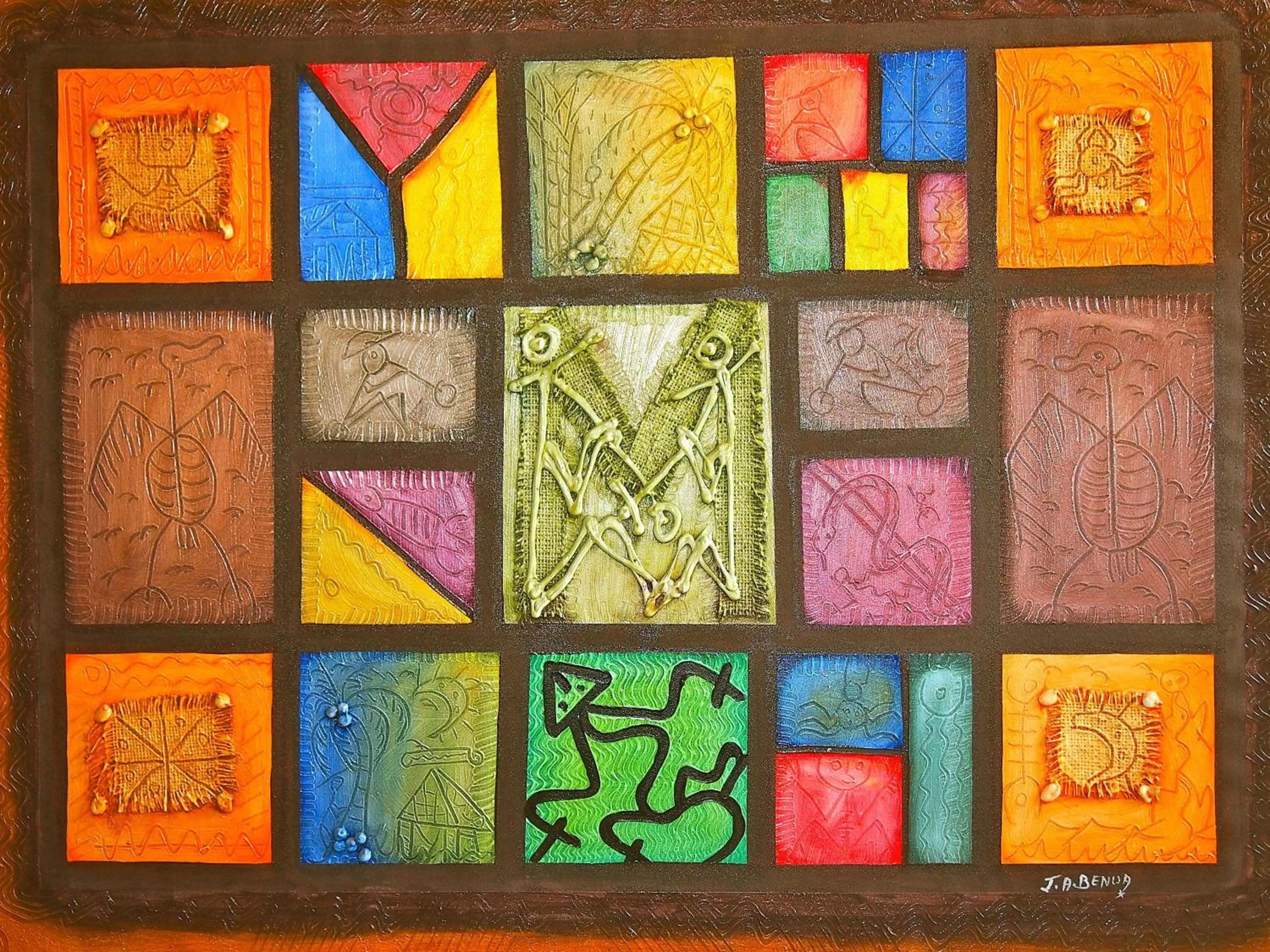 Decorative detail in Villa Lieta