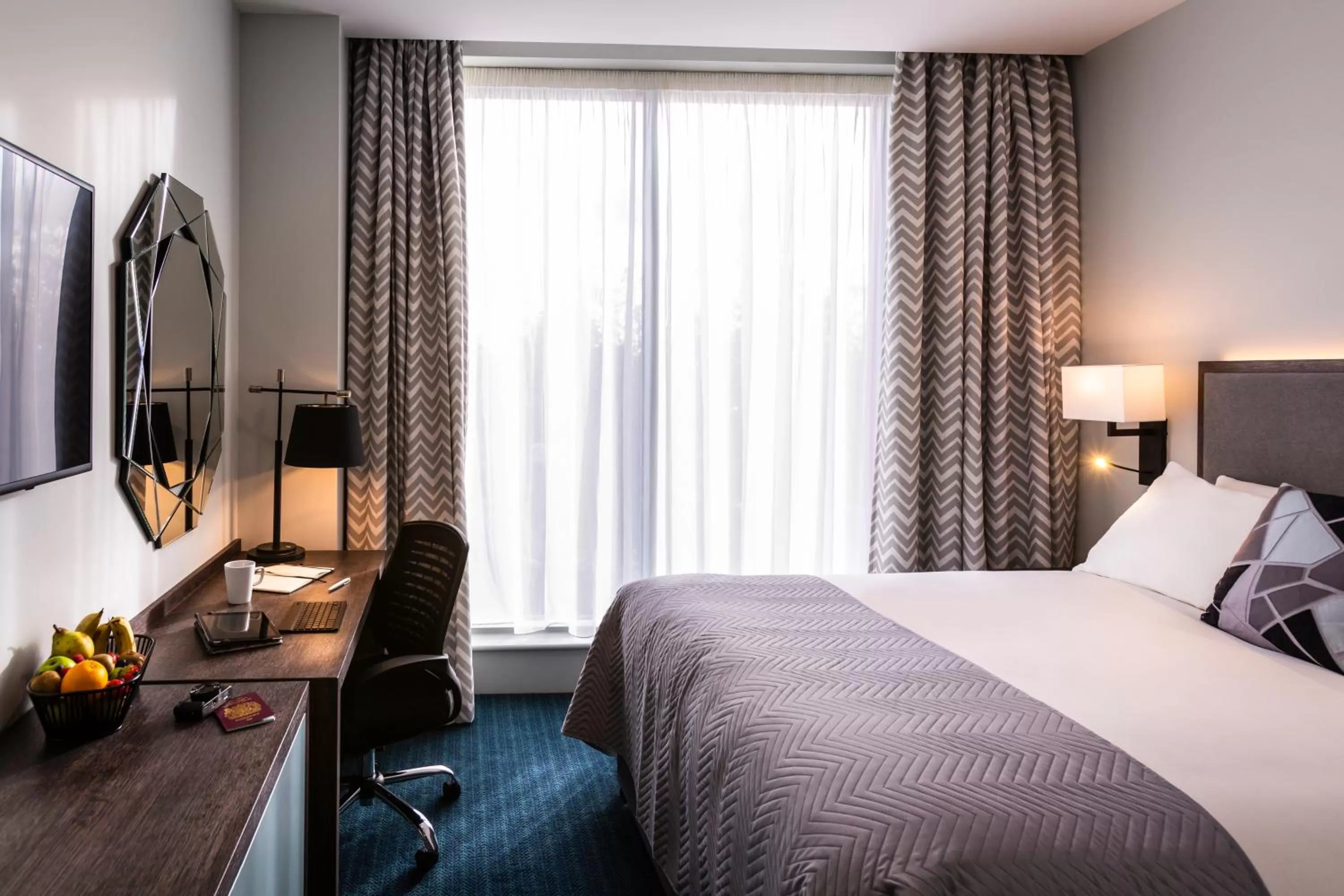 Bed in Mercure Bridgwater