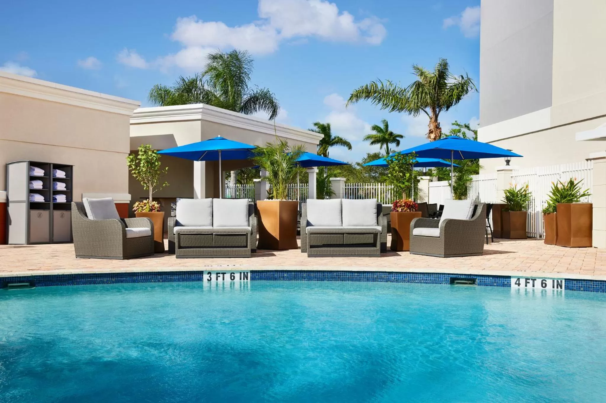 Swimming pool in Holiday Inn Express Hotel & Suites Port St. Lucie West by IHG