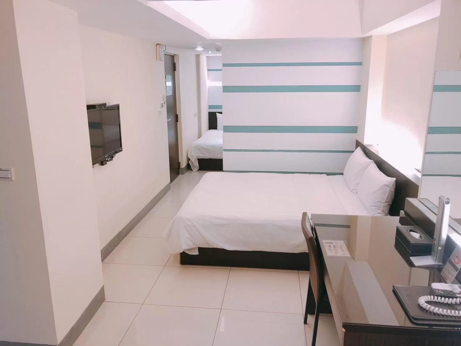 Bed in Kiwi Express Hotel - Kaohsiung Station