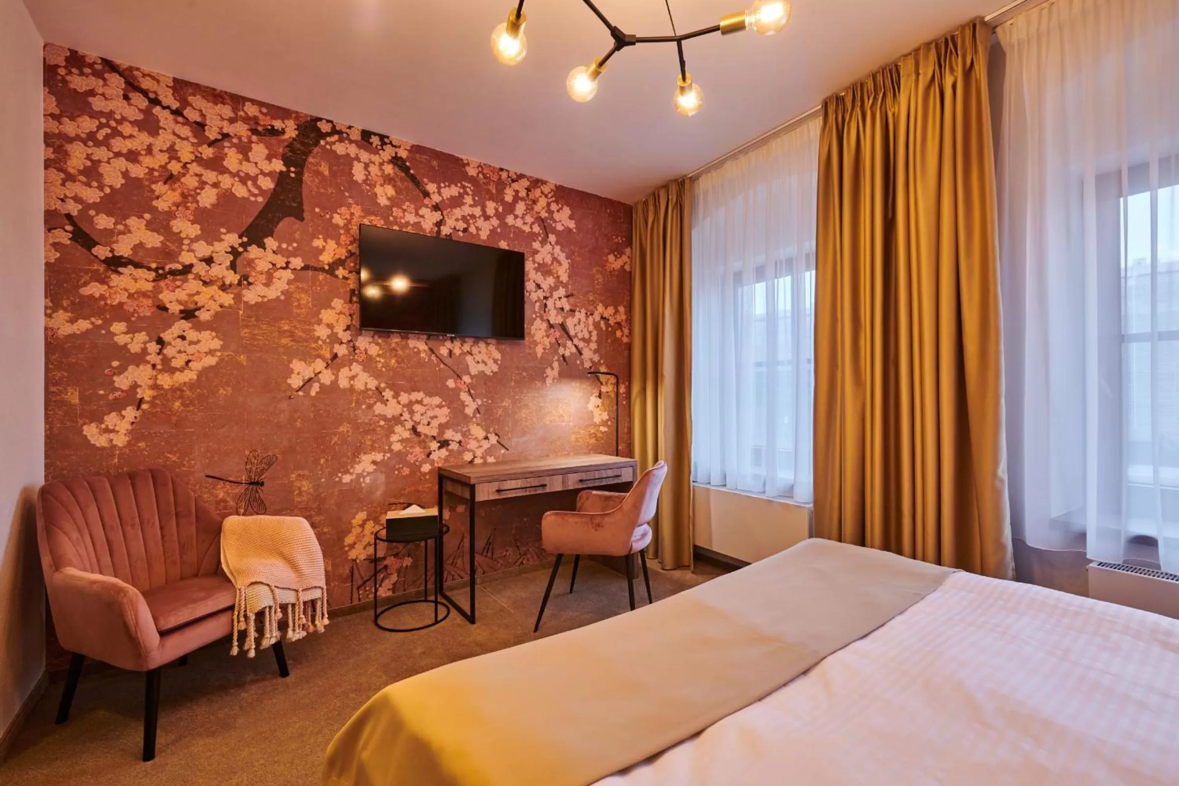 TV and multimedia, Bed in Hotel Alfréd a Hermína