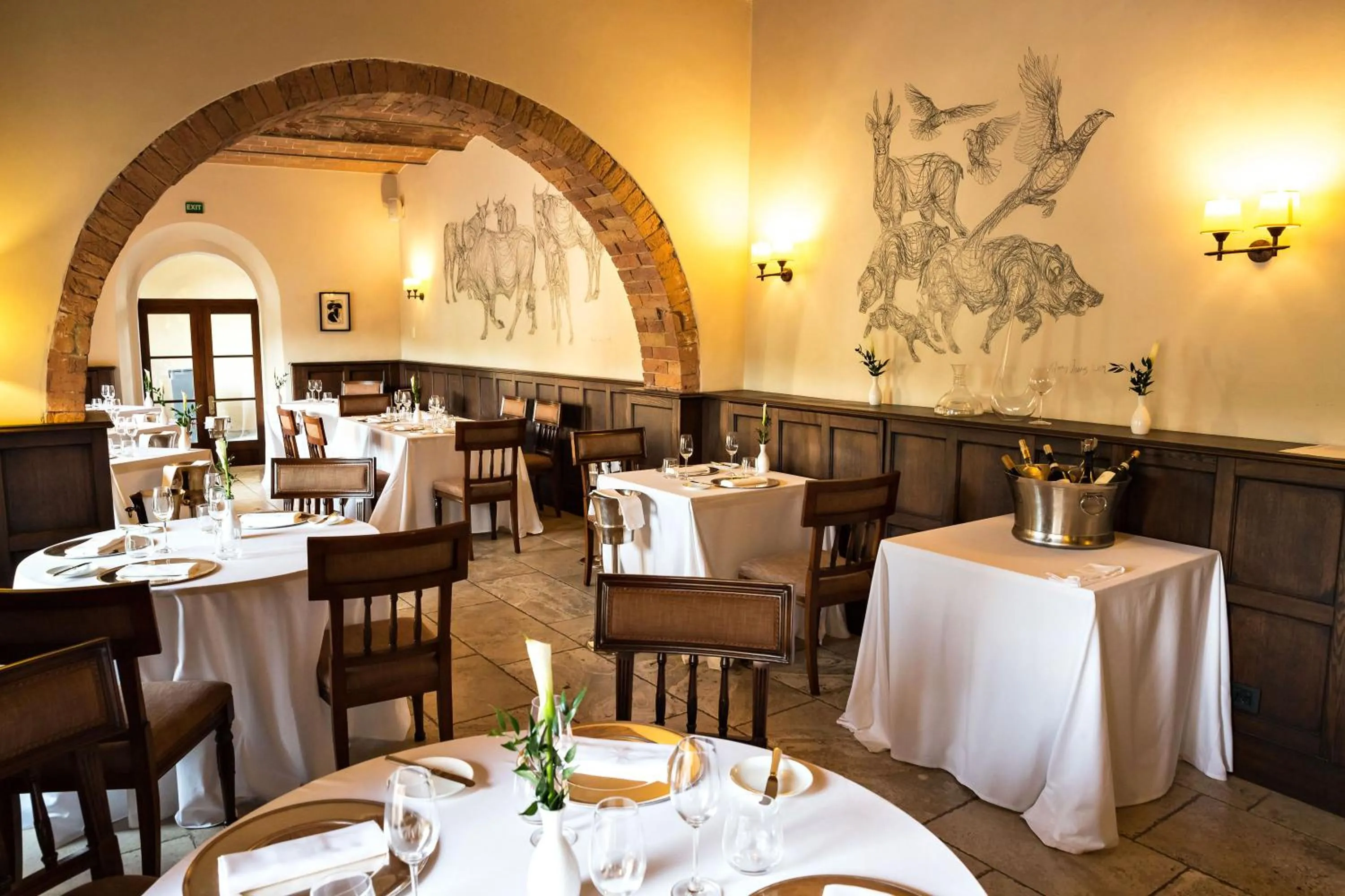 Restaurant/places to eat in Castel Monastero - The Leading Hotels of the World