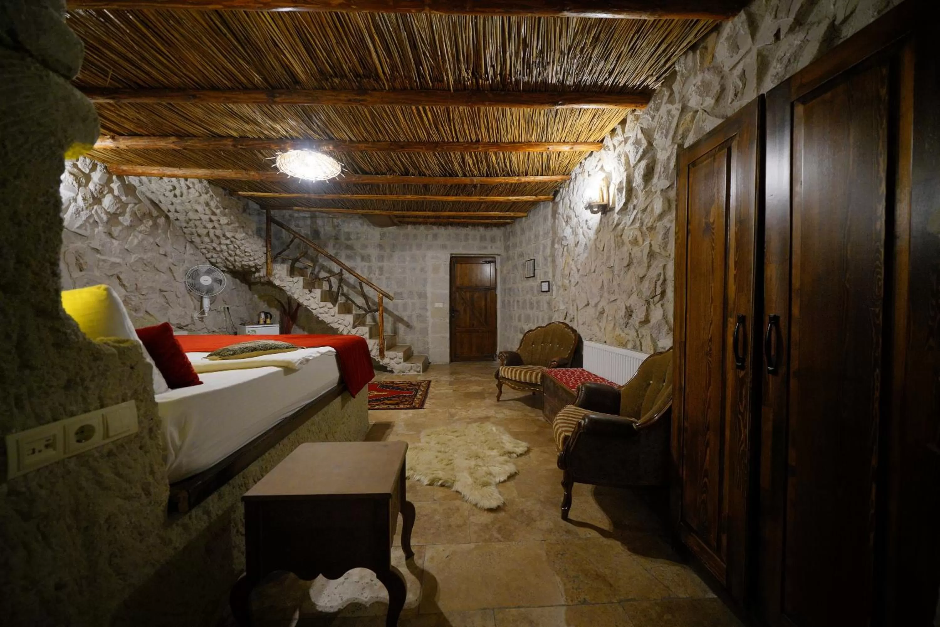 Bedroom, Bed in Cappadocia Nar Cave House & Swimming Pool