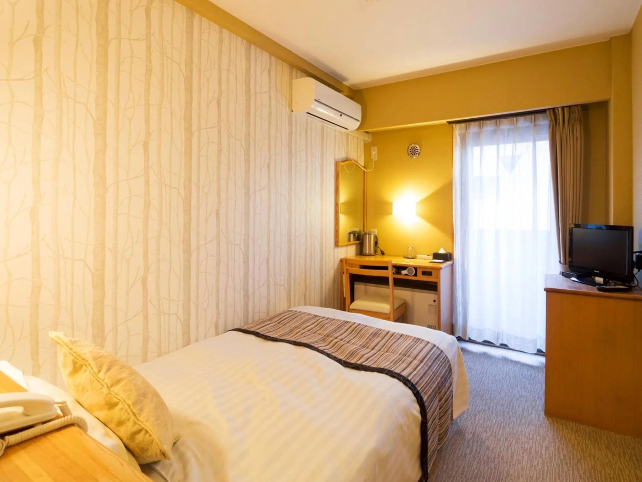 Day, Bed in Hotel AreaOne Kushiro