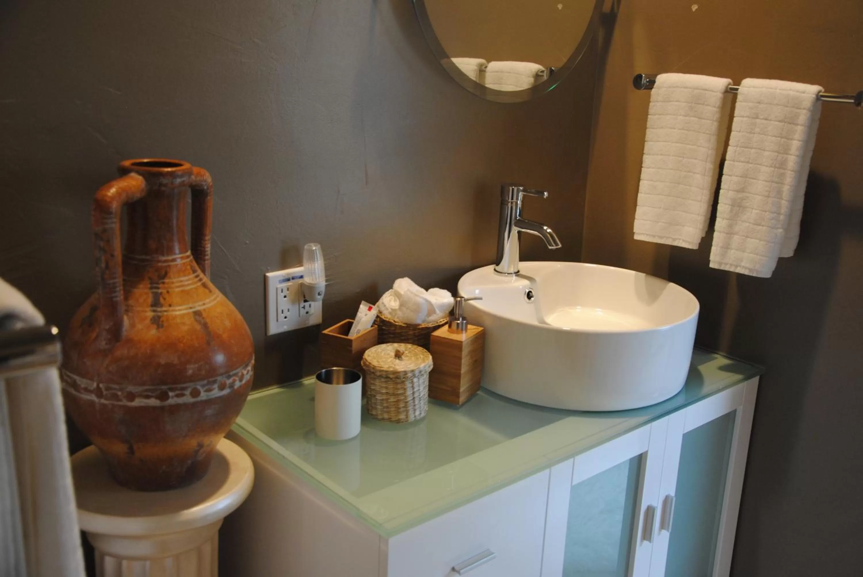 Bathroom in Off Broadway B & B