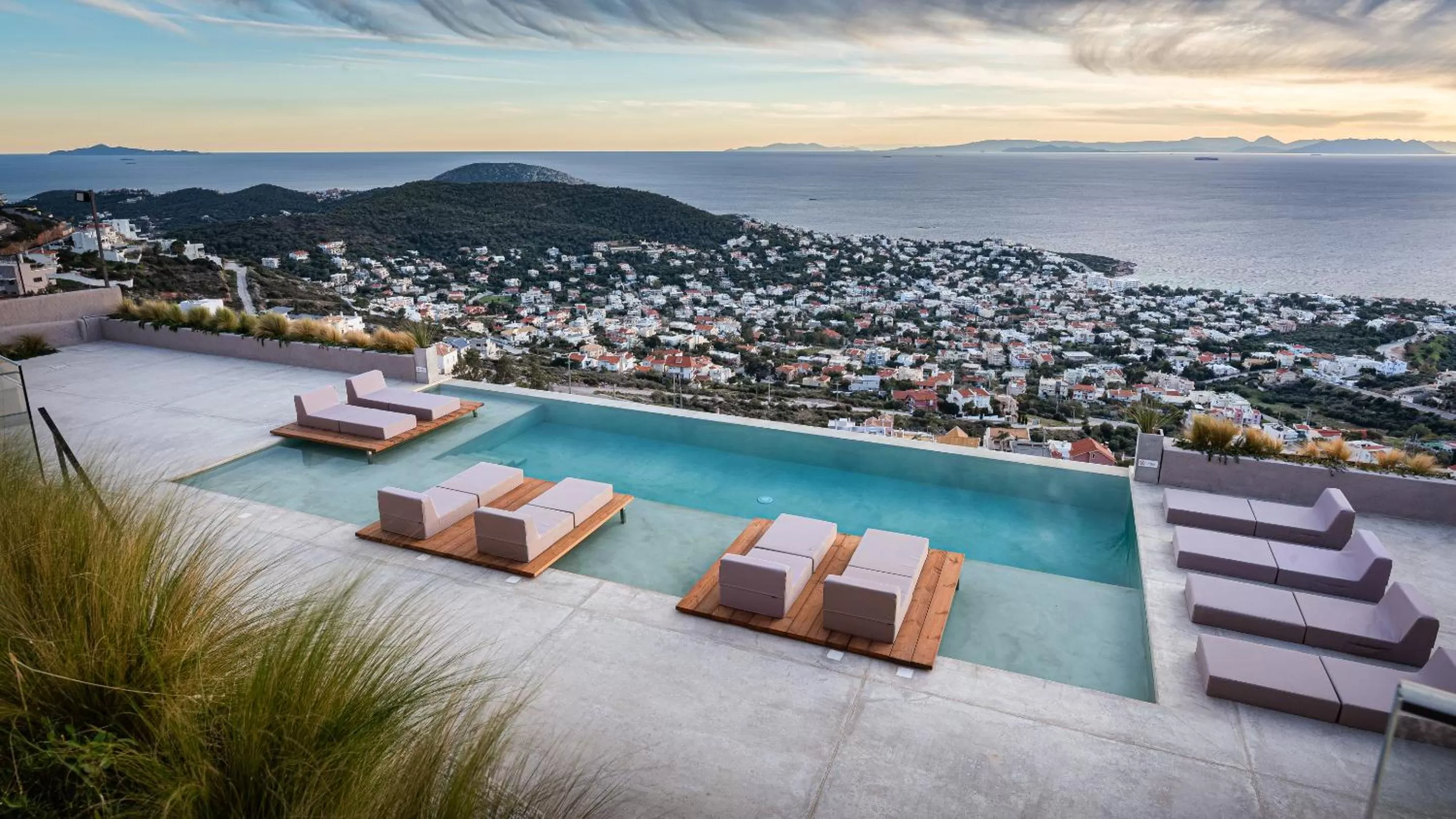 Bird's eye view in Saronida Hills