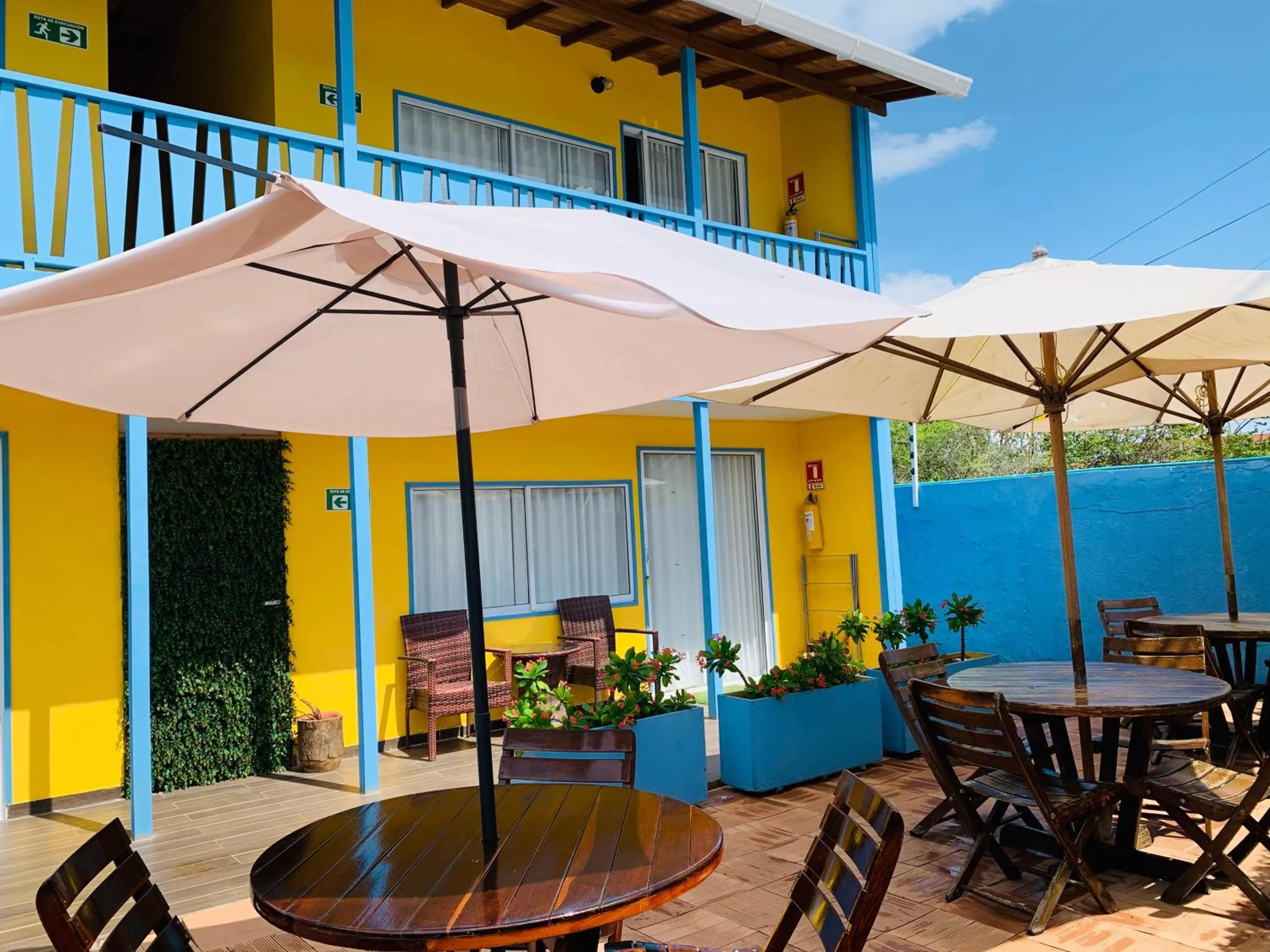 Patio in Be Happy Hotel