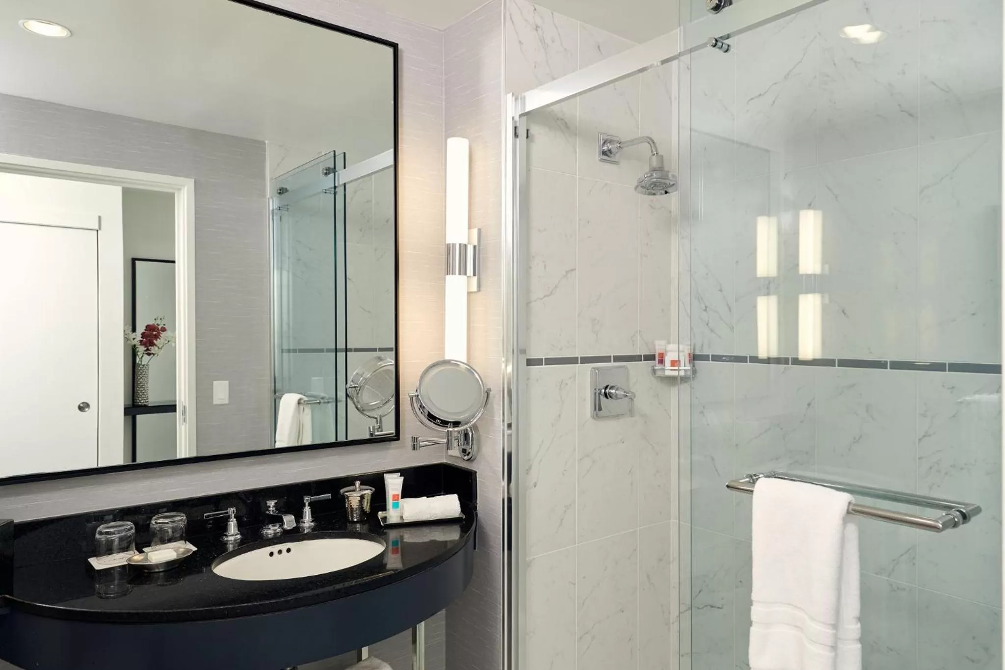 Bathroom in Loews Philadelphia Hotel