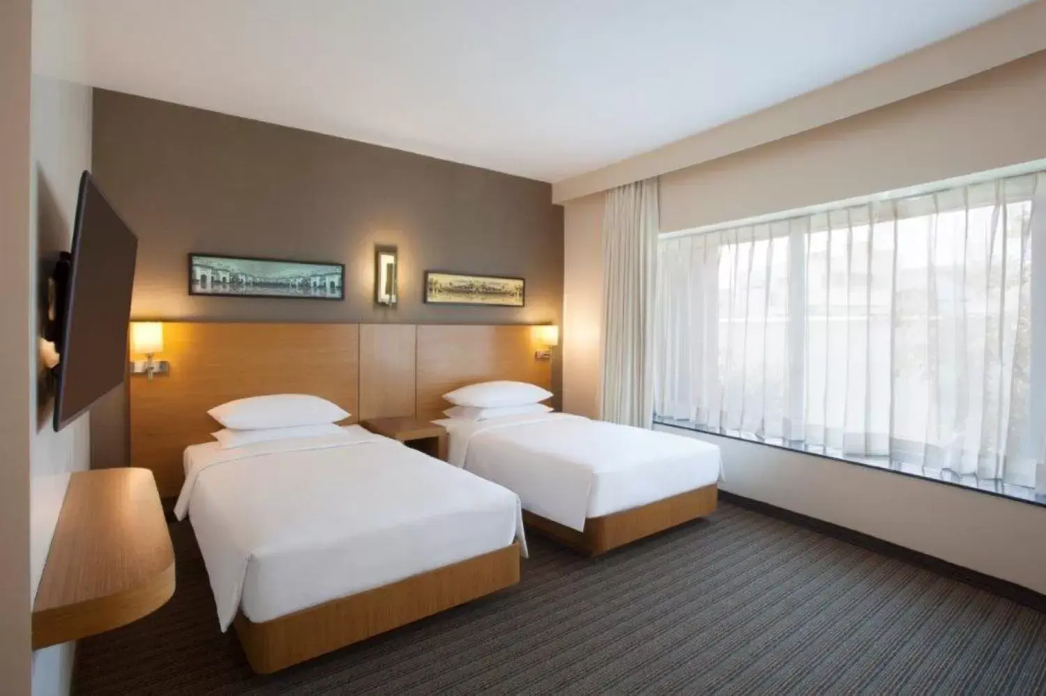 Twin Room - single occupancy in Hyatt Place Hyderabad Banjara Hills Twin Room - single occupancy in Hyatt Place Hyderabad Banjara Hills