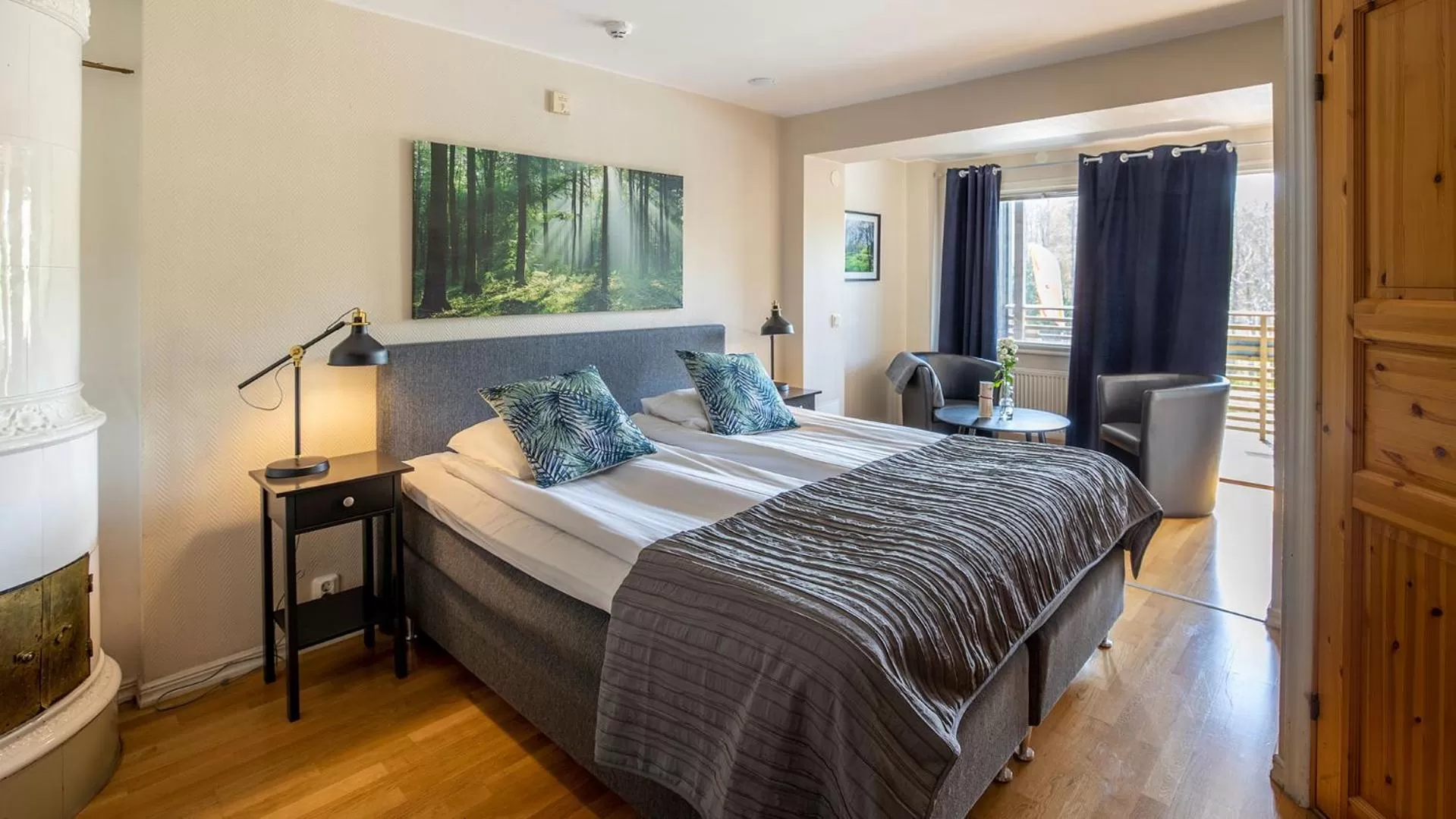 Bed in Treetop Spa Hangout & Hotel