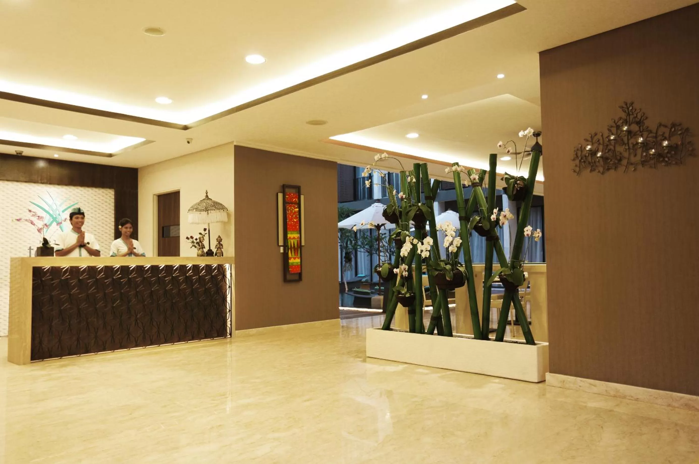 Lobby or reception in Hotel Terrace at Kuta