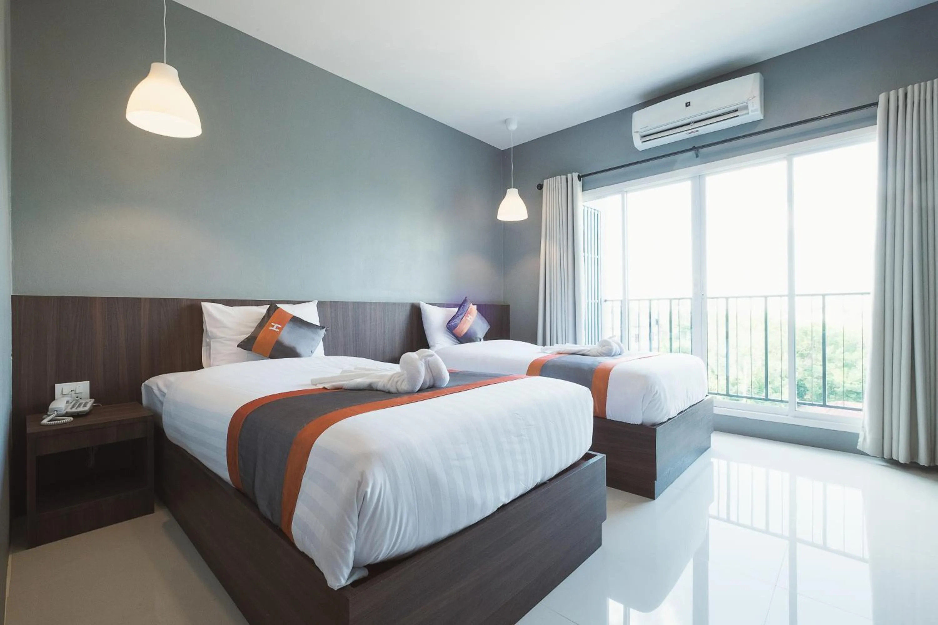 Bed in Hansanan Hotel