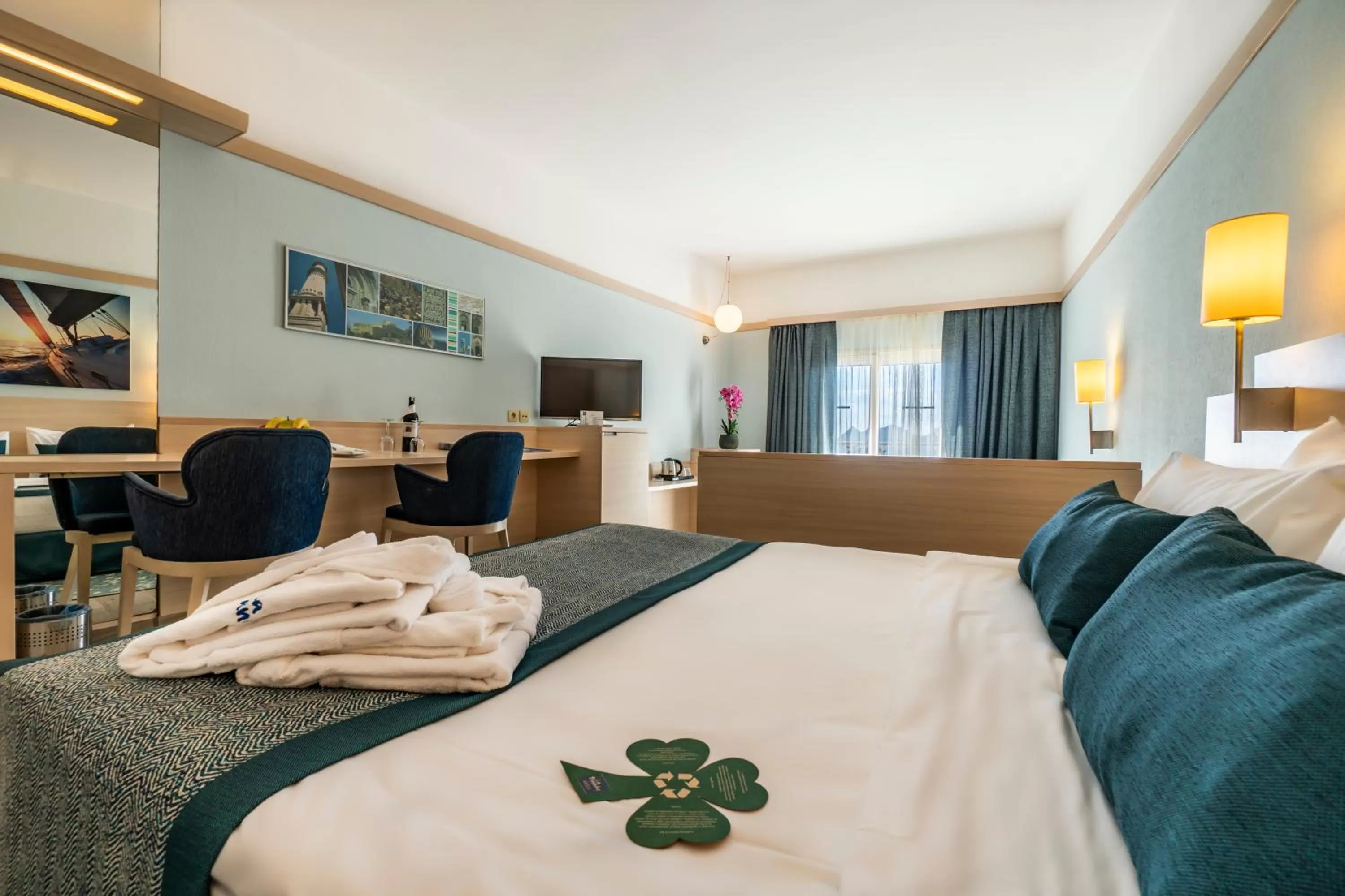 Bed in La Blanche Resort & Spa