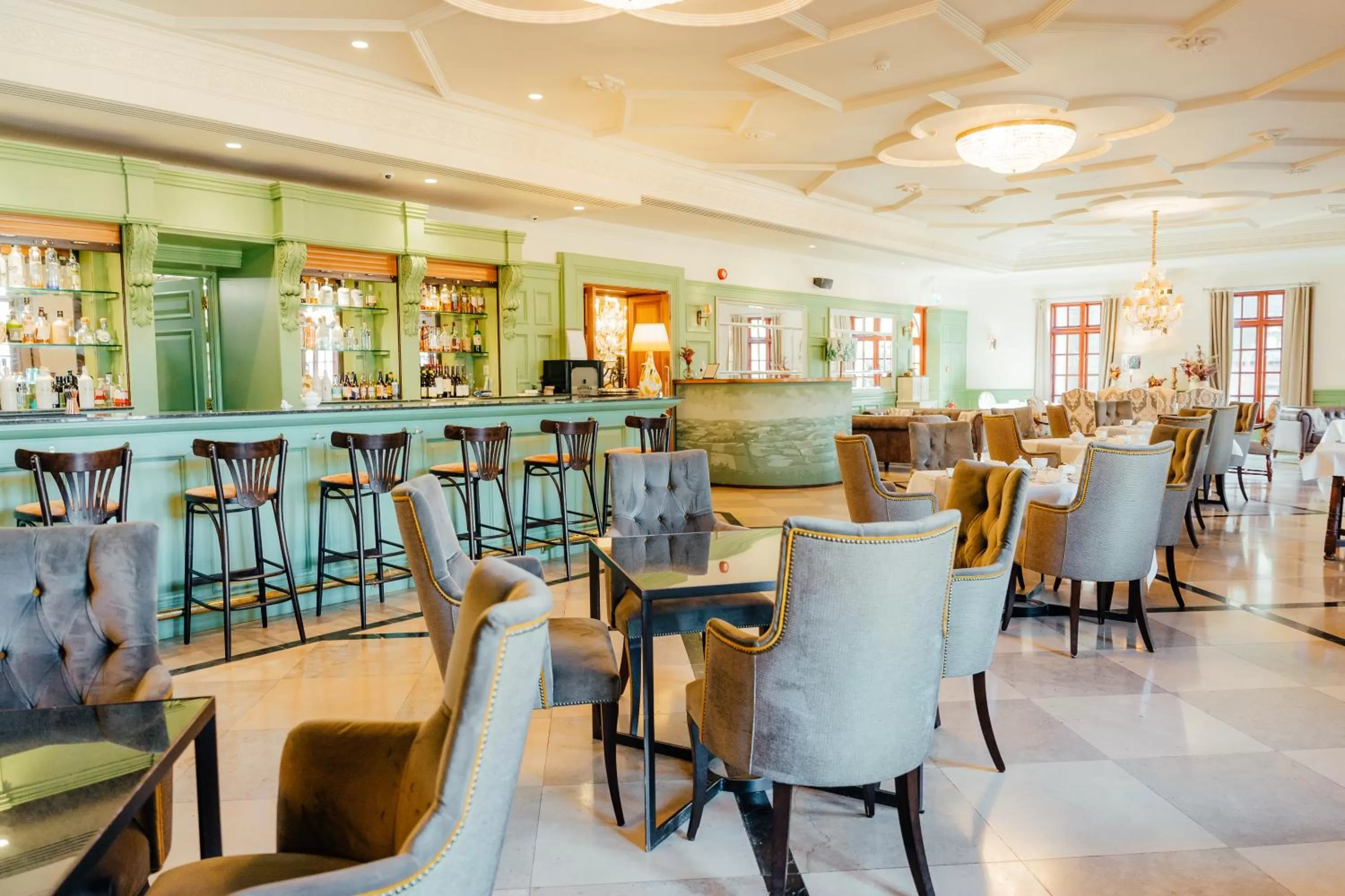 Lounge or bar in Pennyhill Park Hotel and Spa