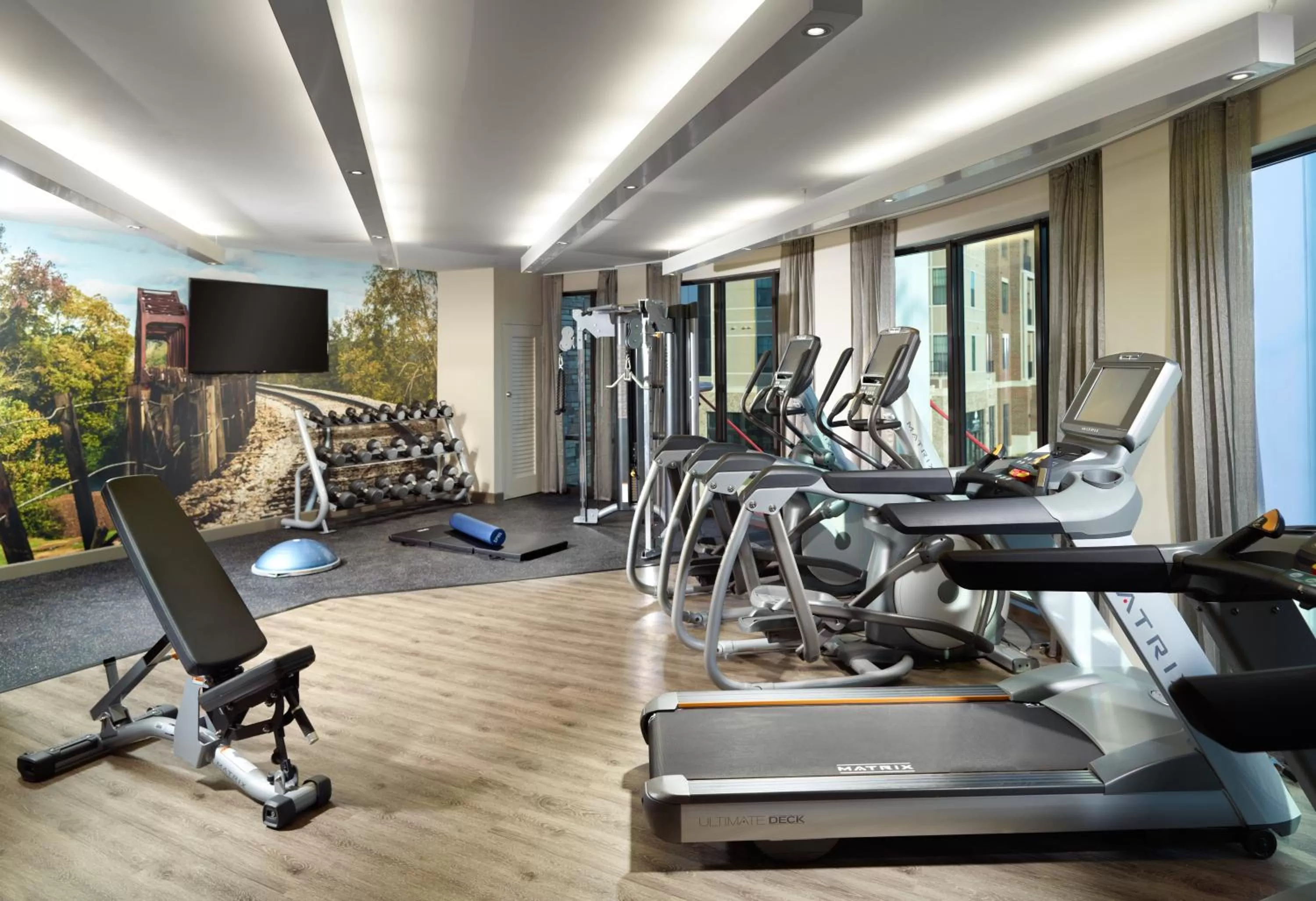 Fitness centre/facilities in Hotel Indigo Tuscaloosa Downtown by IHG