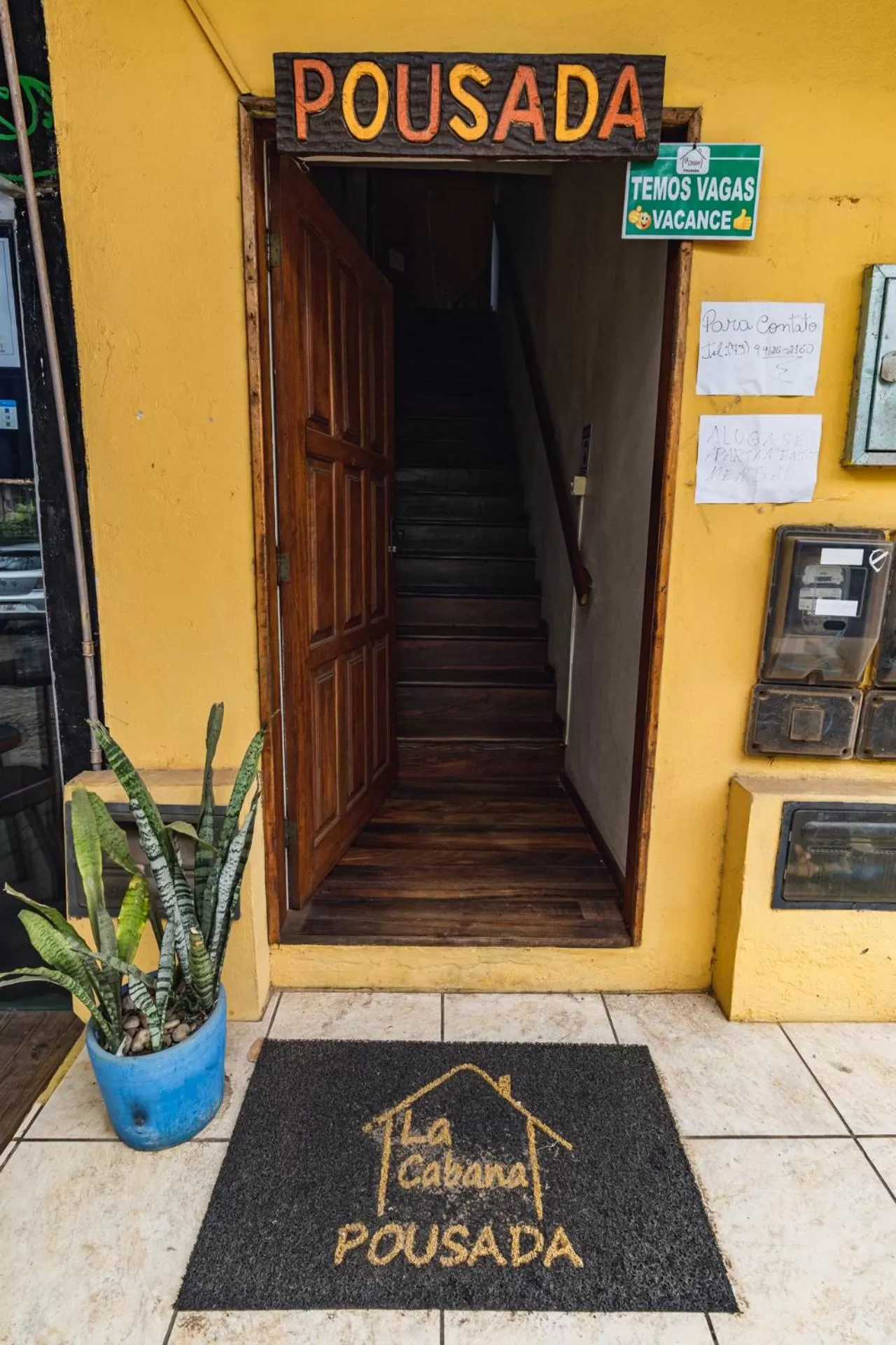 Facade/entrance in Pousada La Cabana