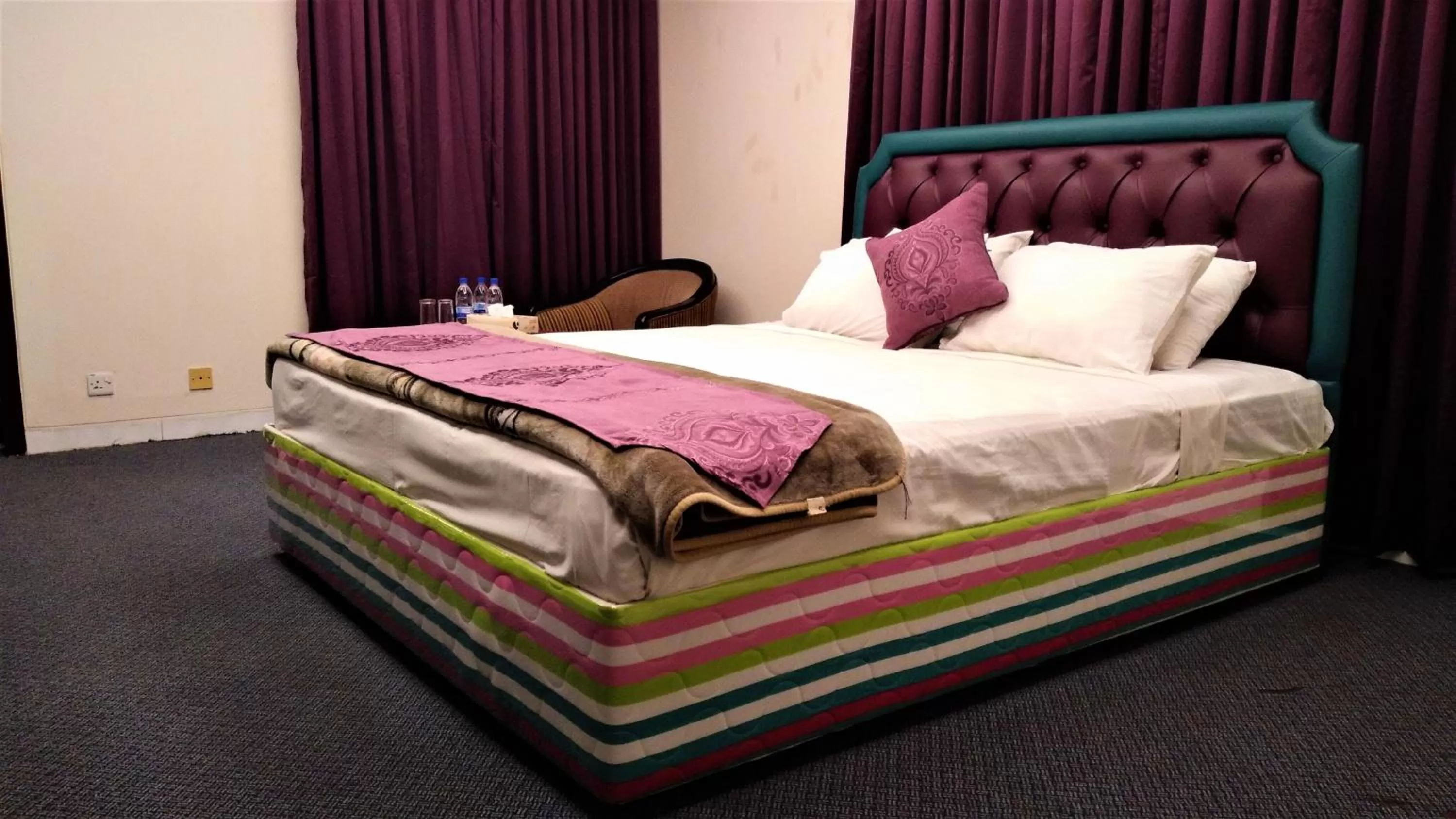 Bed in Center Point Apartment