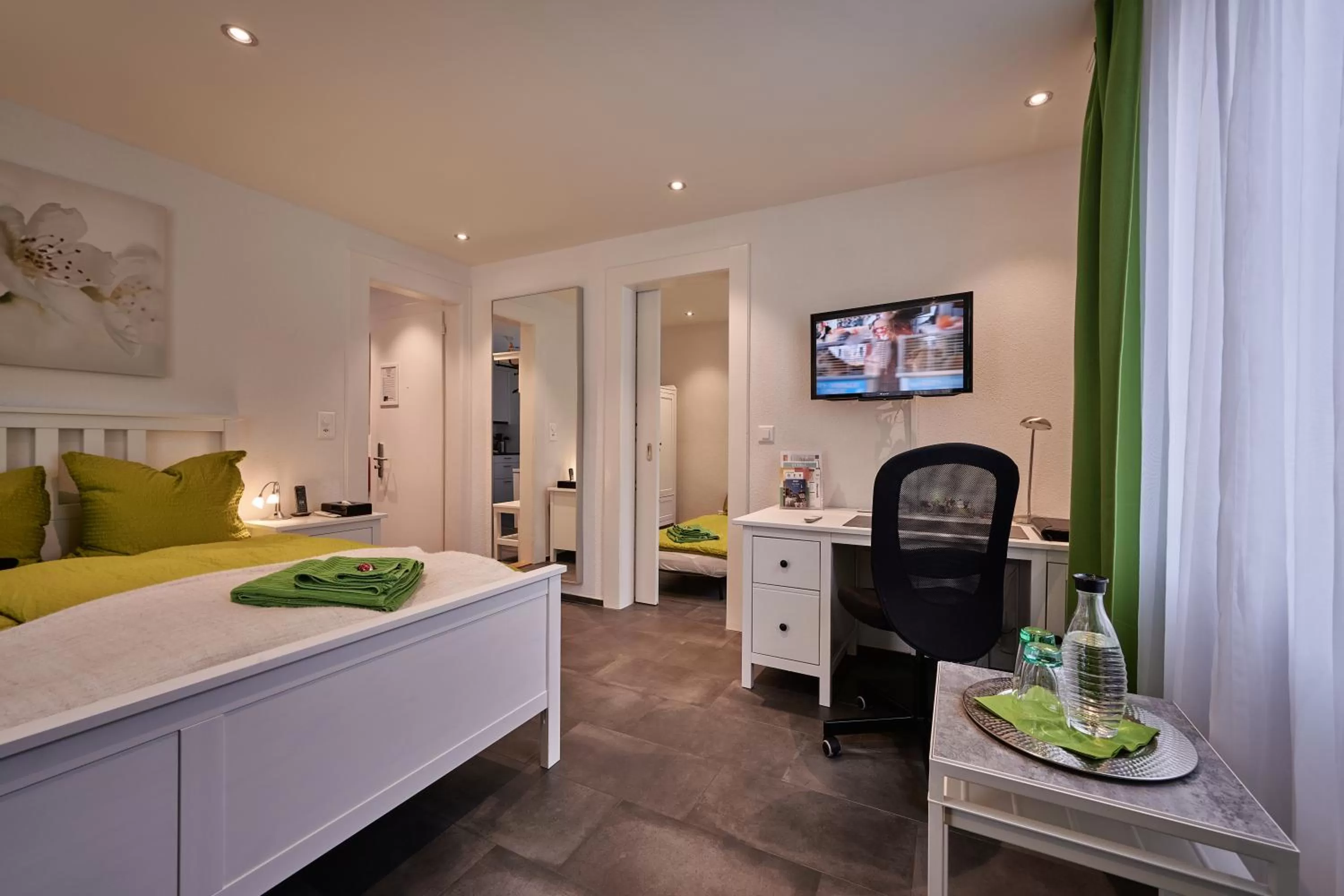 Coffee/tea facilities, Bed in da Maurizio Suites