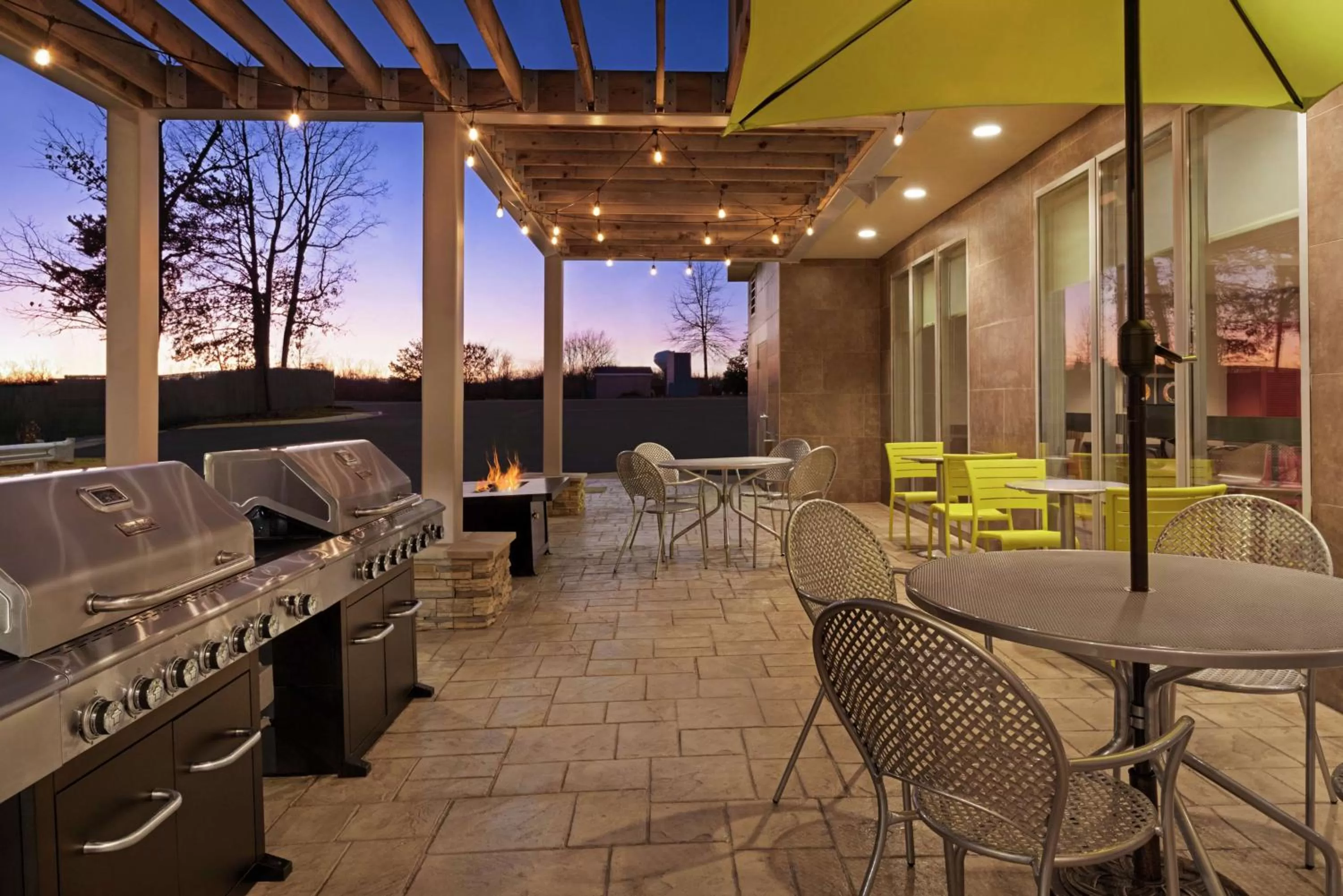 Patio in Home2 Suites by Hilton Woodbridge Potomac Mills