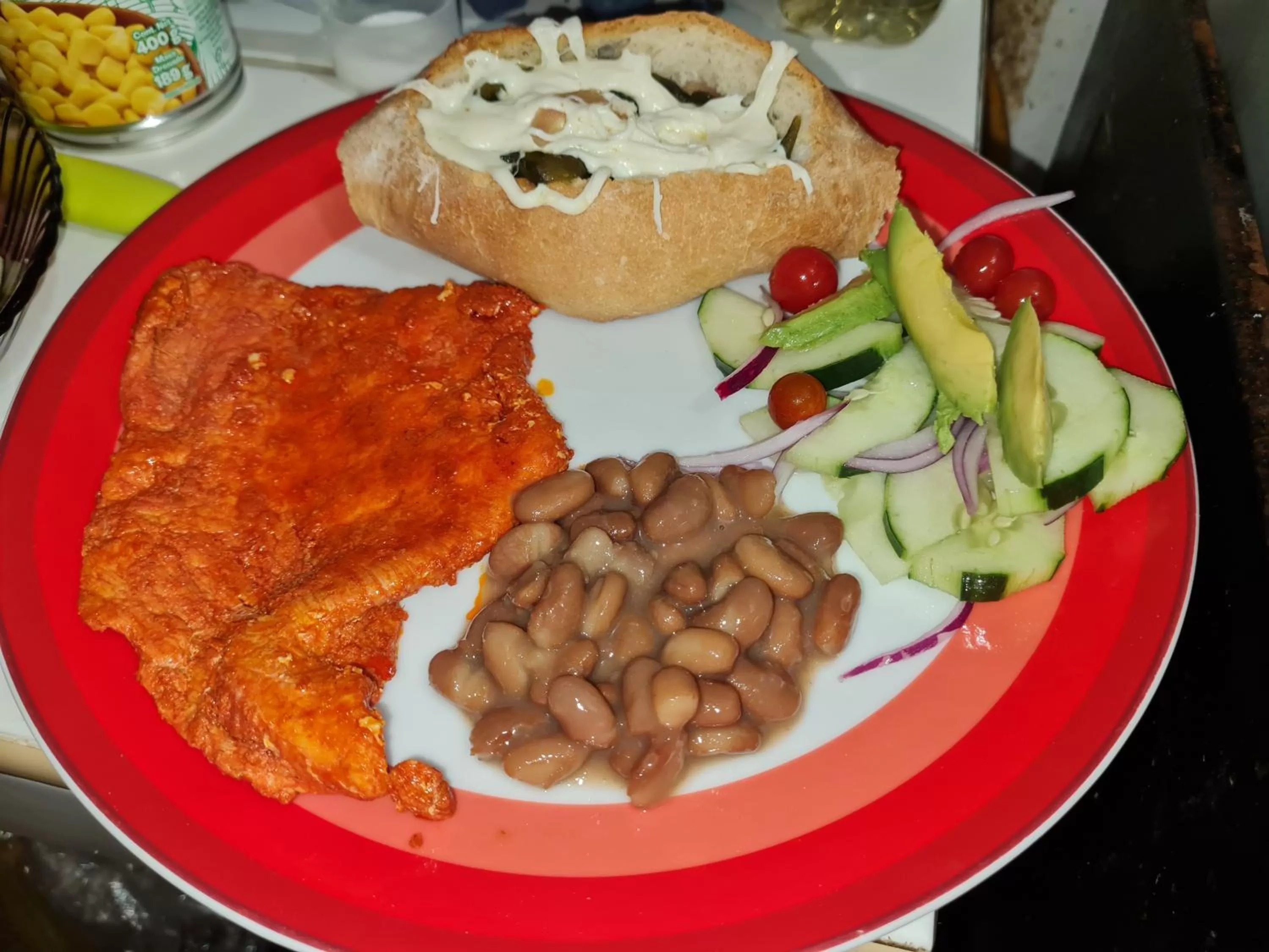 Food in Casa de Claudia y Hugo