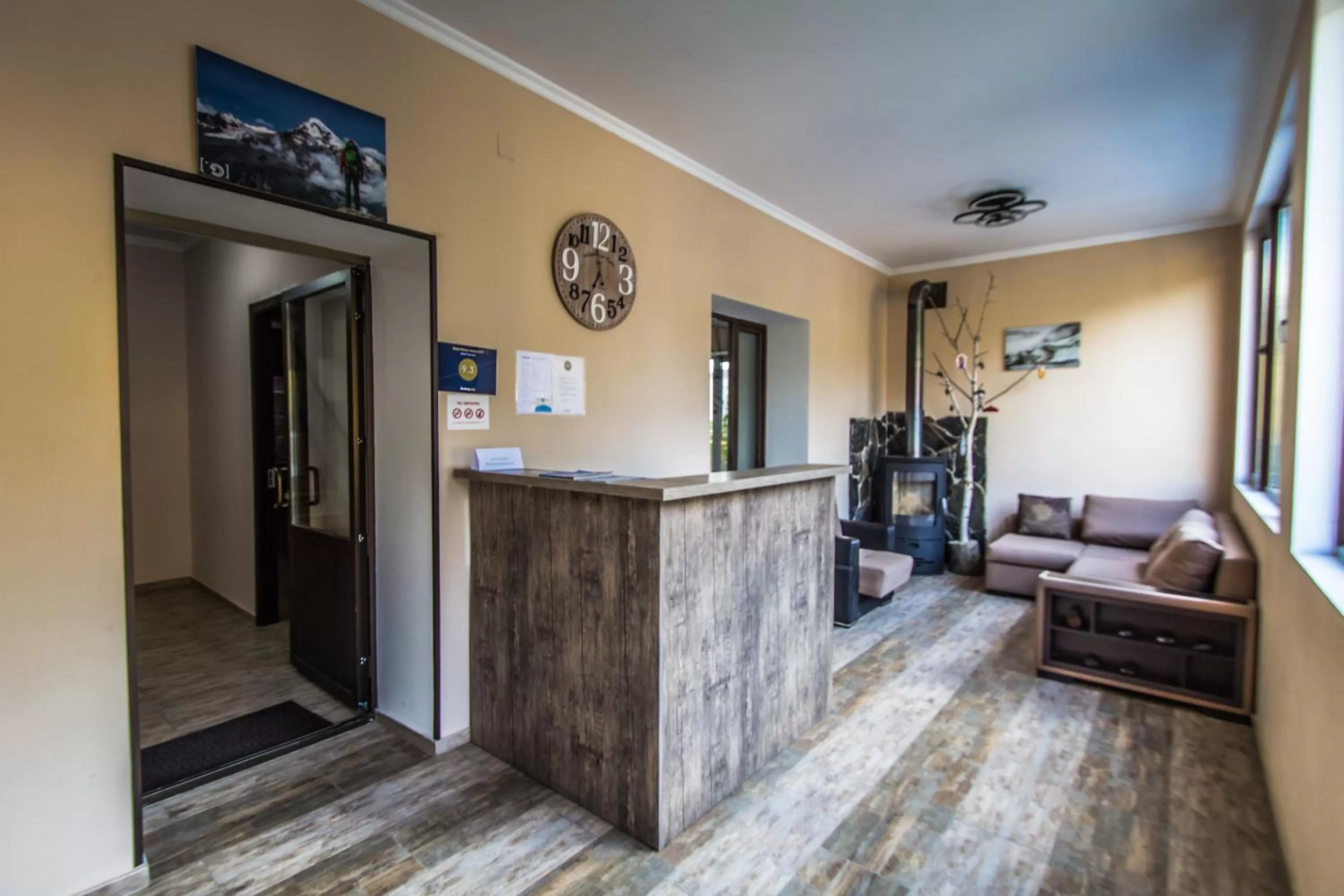 Lobby/Reception in Hotel Svanseti