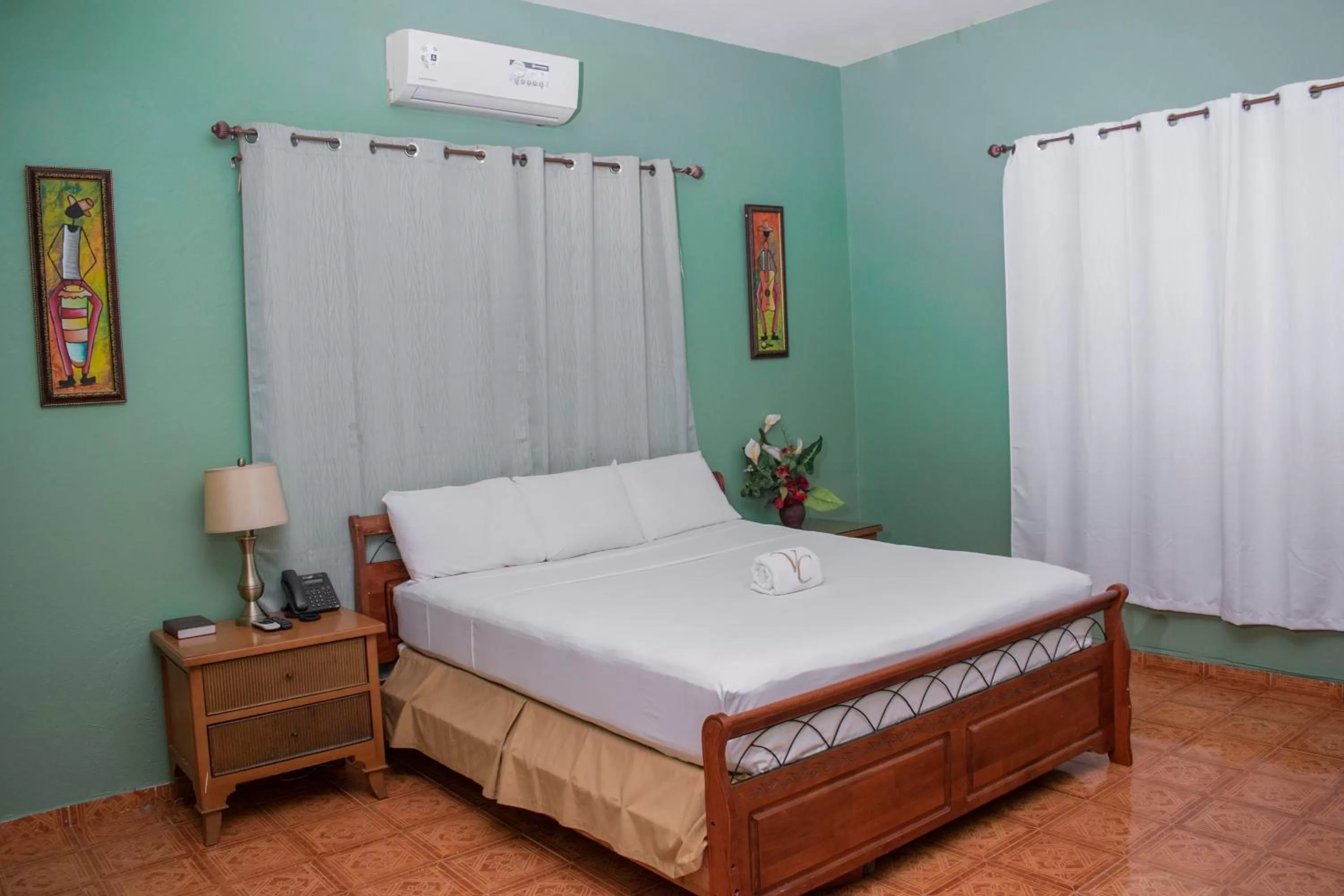Bed in Auberge Villa Cana